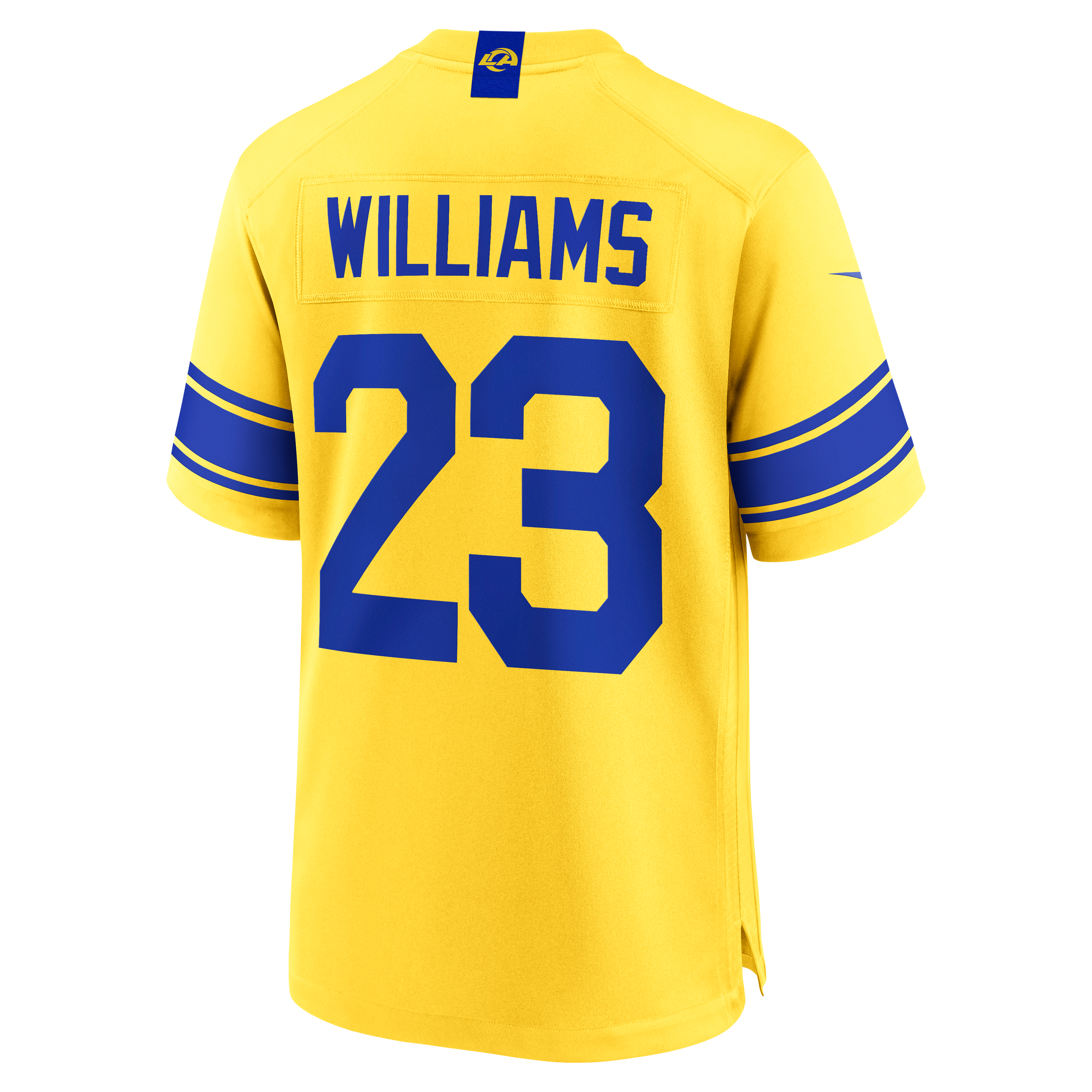 Kyren Williams Los Angeles Rams Team Game Player Jersey - Gold - Image 4
