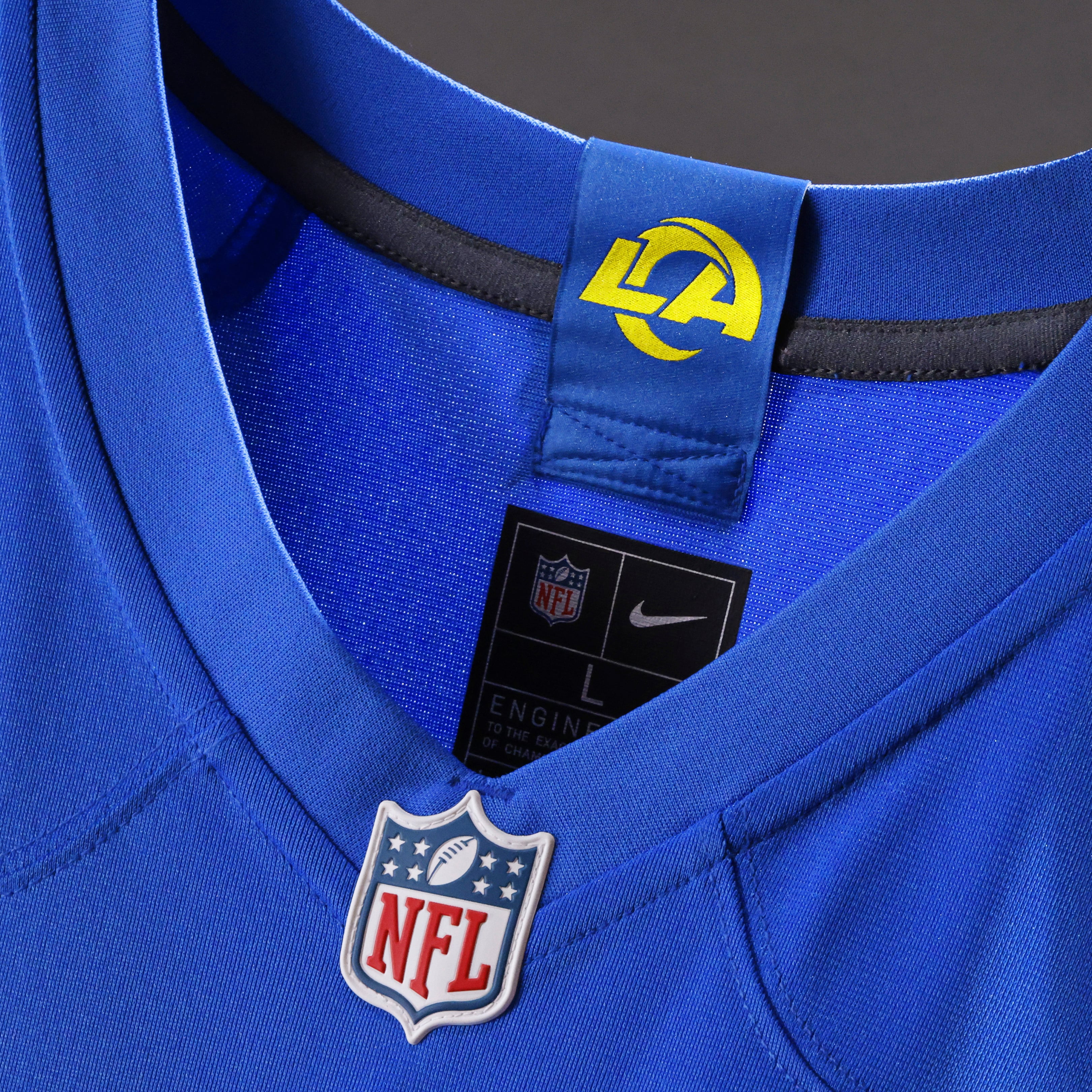 Kyren Williams Los Angeles Rams White Game Player Jersey - Royal - Image 5