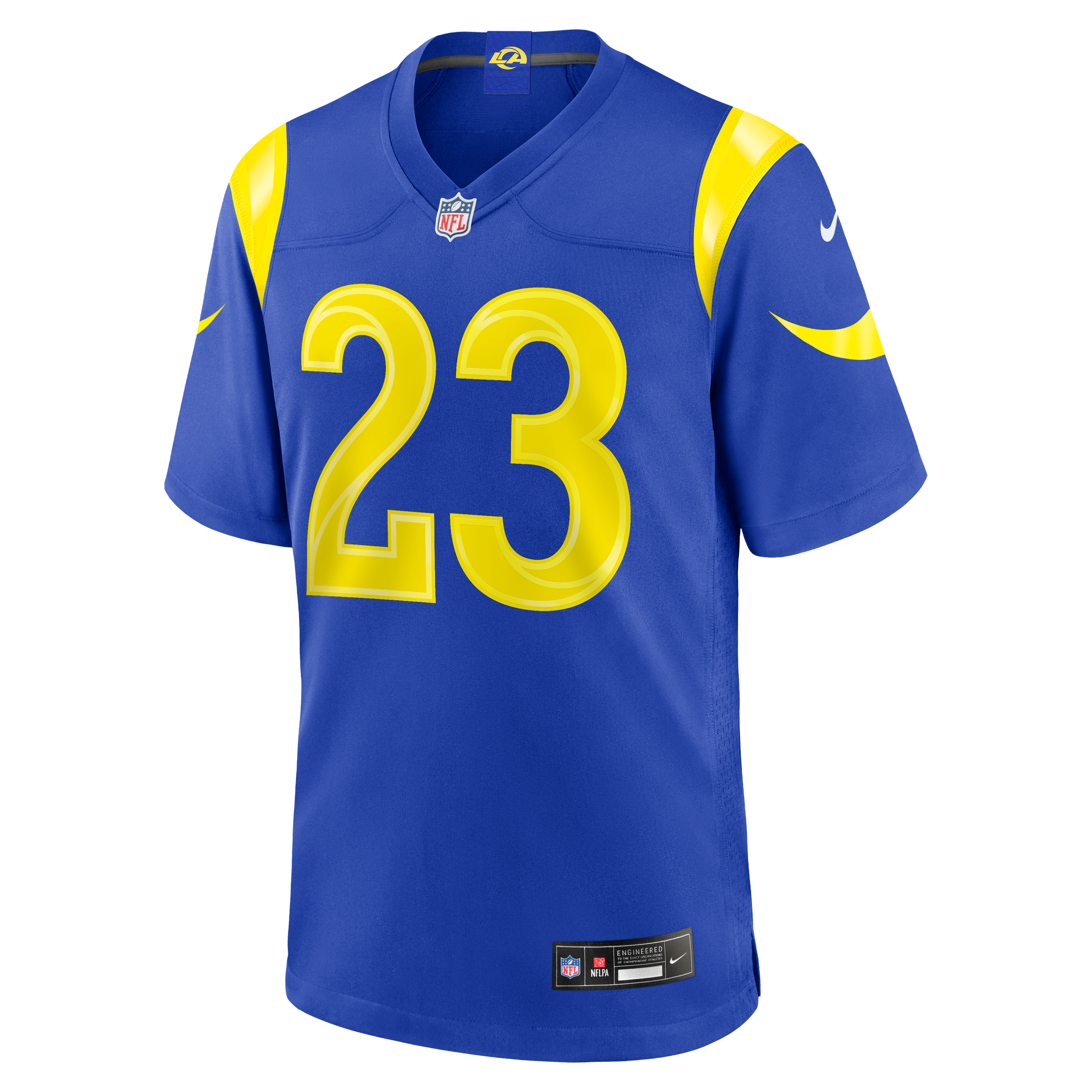 Kyren Williams Los Angeles Rams White Game Player Jersey - Royal - Image 3
