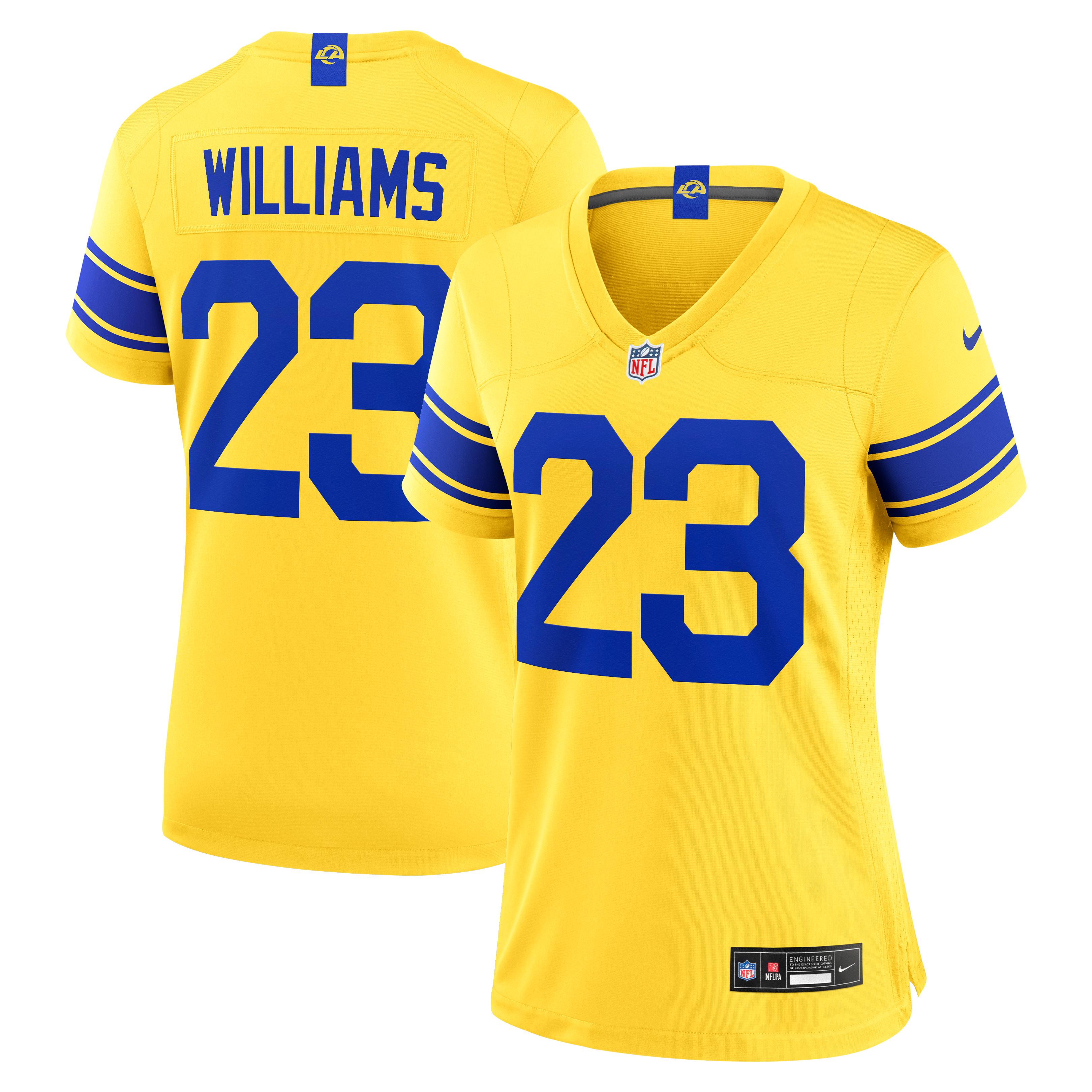 Kyren Williams Los Angeles Rams Women's Game Jersey - Gold