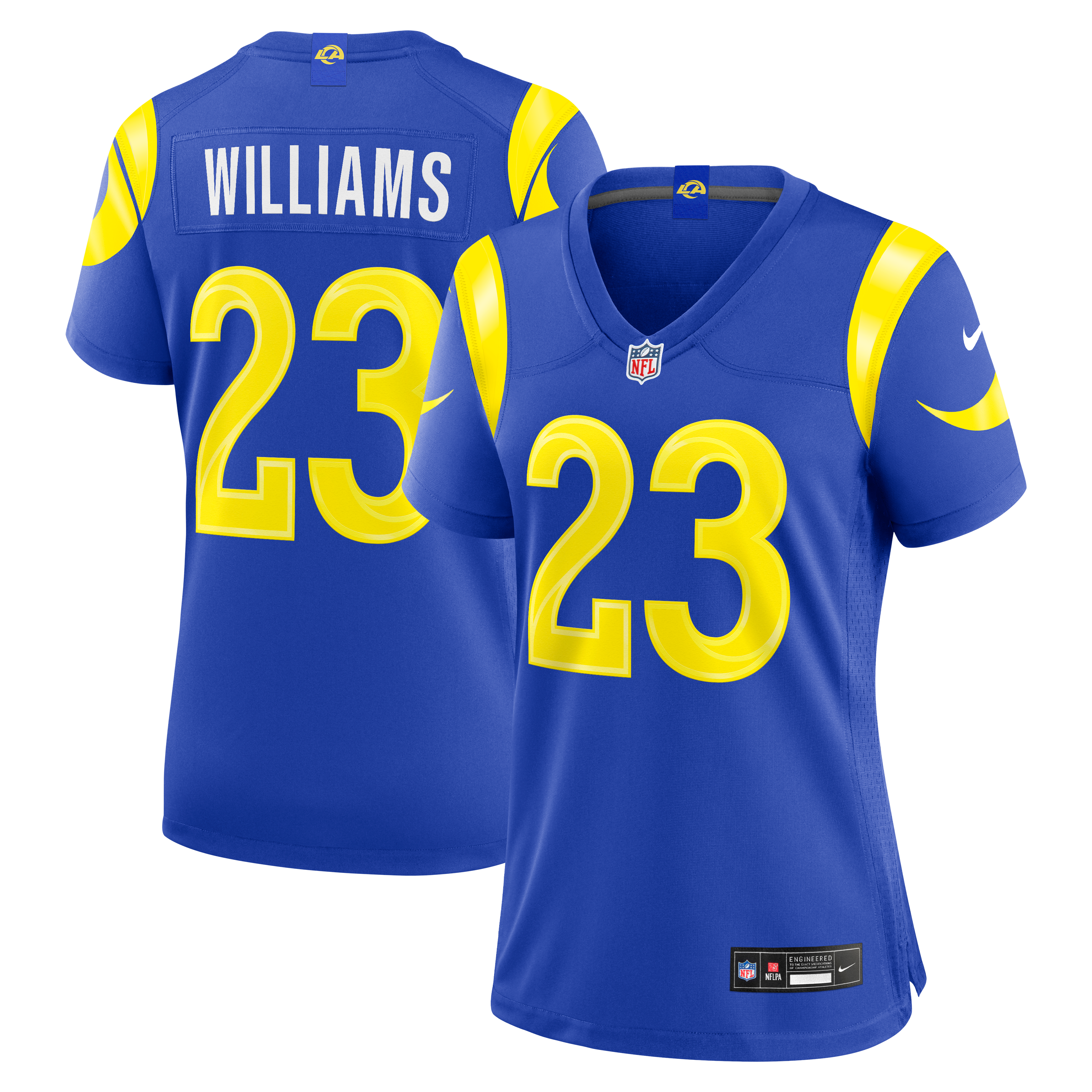 Kyren Williams Los Angeles Rams Women's Game Jersey - Royal - Image 2