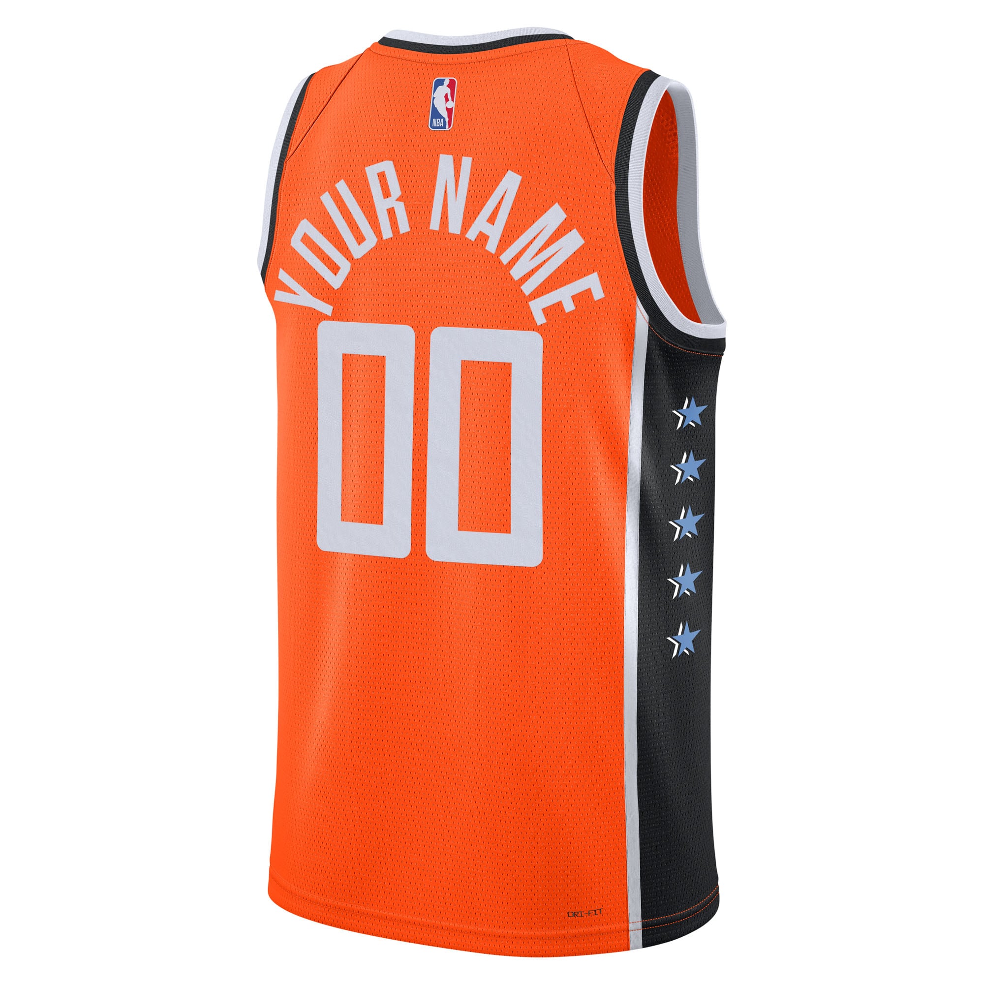 LA Clippers Unisex 2025/26 City Edition Swingman Custom Jersey - Orange - Image 4