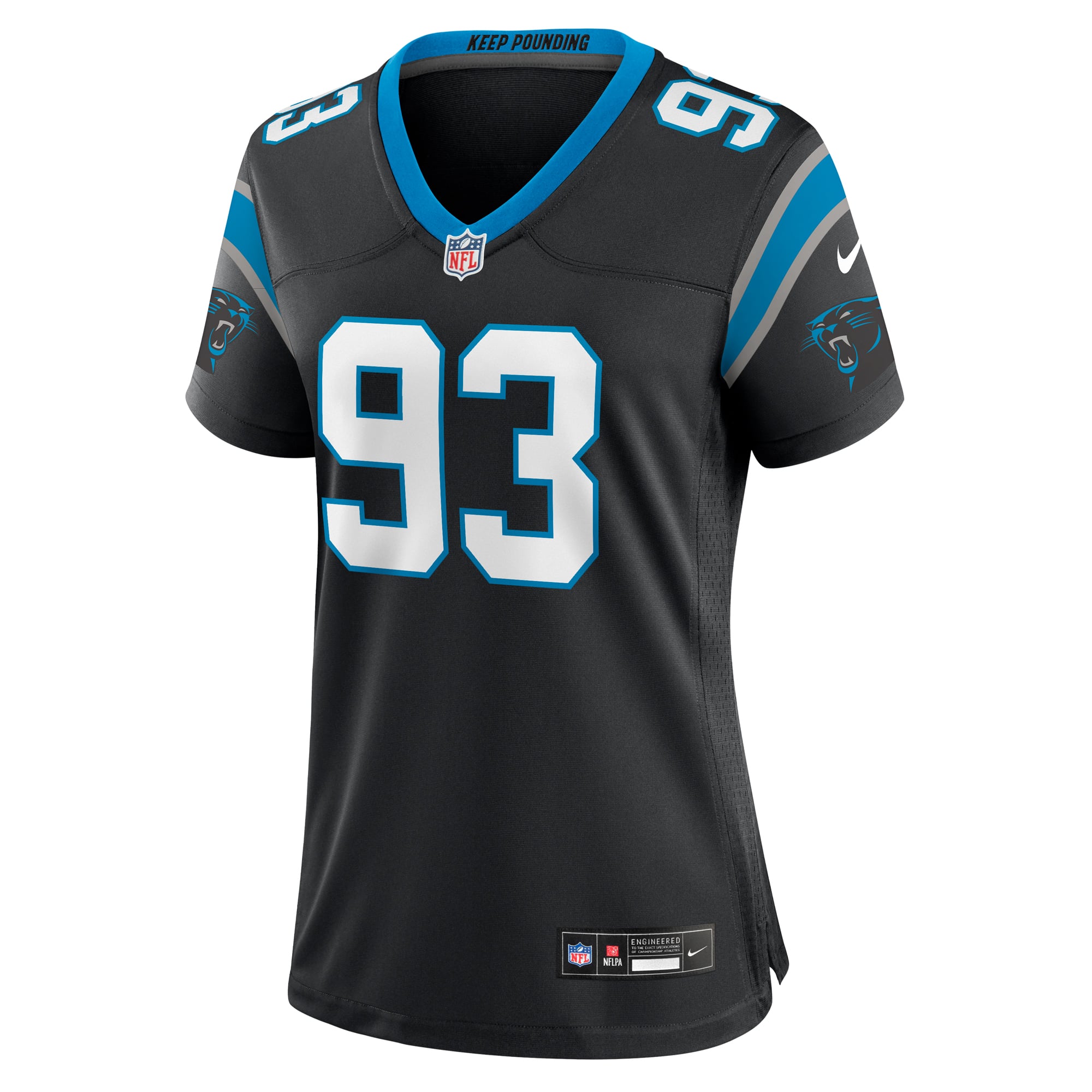 LaBryan Ray Carolina Panthers Women's Team Game Jersey - Black - Image 3