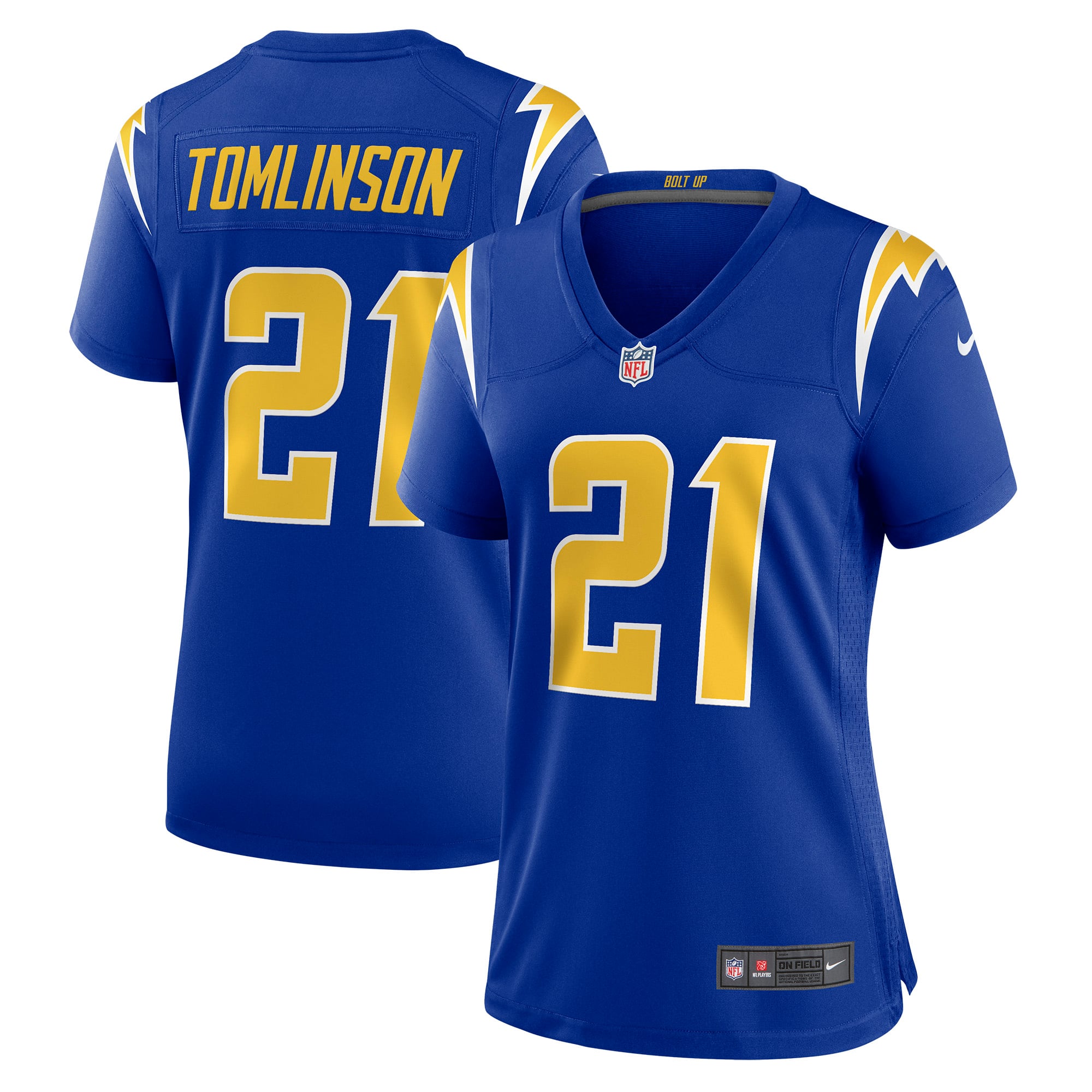 LaDainian Tomlinson Los Angeles Chargers Women's Game Retired Player Jersey - Royal - Image 2