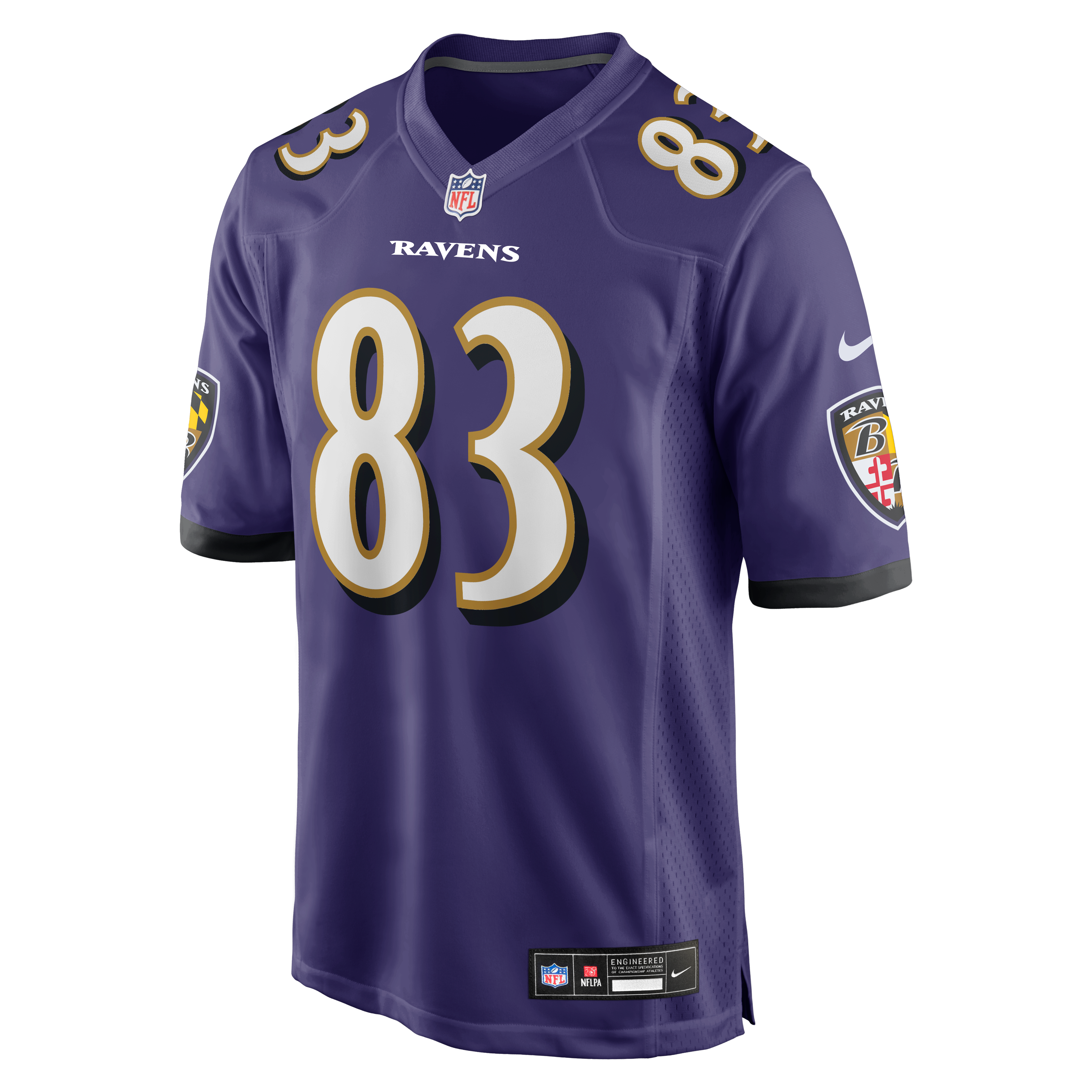 LaJohntay Wester Baltimore Ravens Team Game Jersey - Purple - Image 3