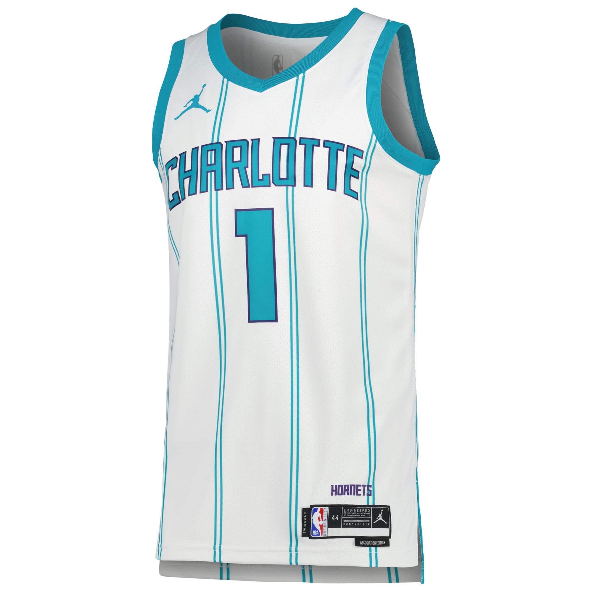 LaMelo Ball Charlotte Hornets Jordan Brand Unisex Swingman Jersey - Association Edition - White - Image 3