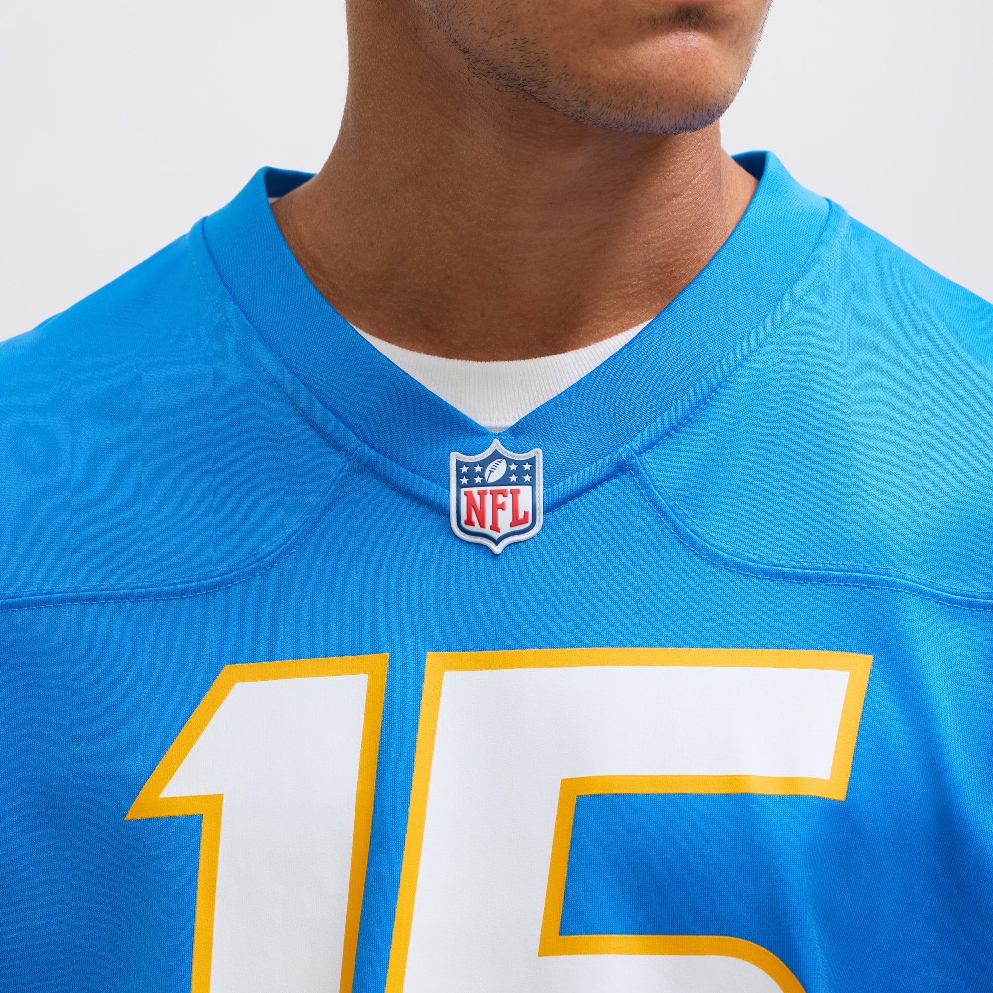 Ladd McConkey Los Angeles Chargers Alternate Charger Power Game Player Jersey - Powder Blue - Image 5