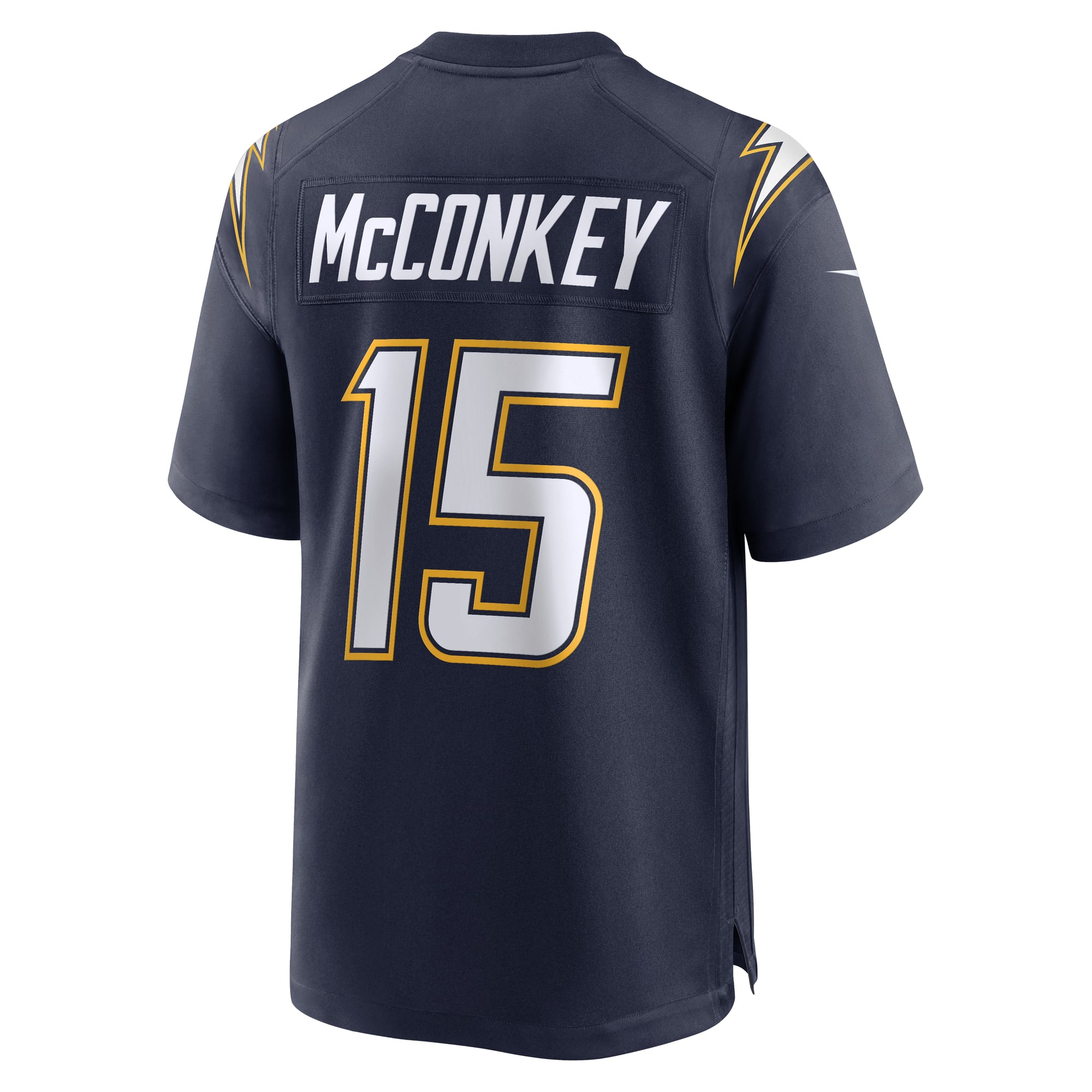Ladd McConkey Los Angeles Chargers Alternate Super Chargers Game Player Jersey - Navy - Image 4