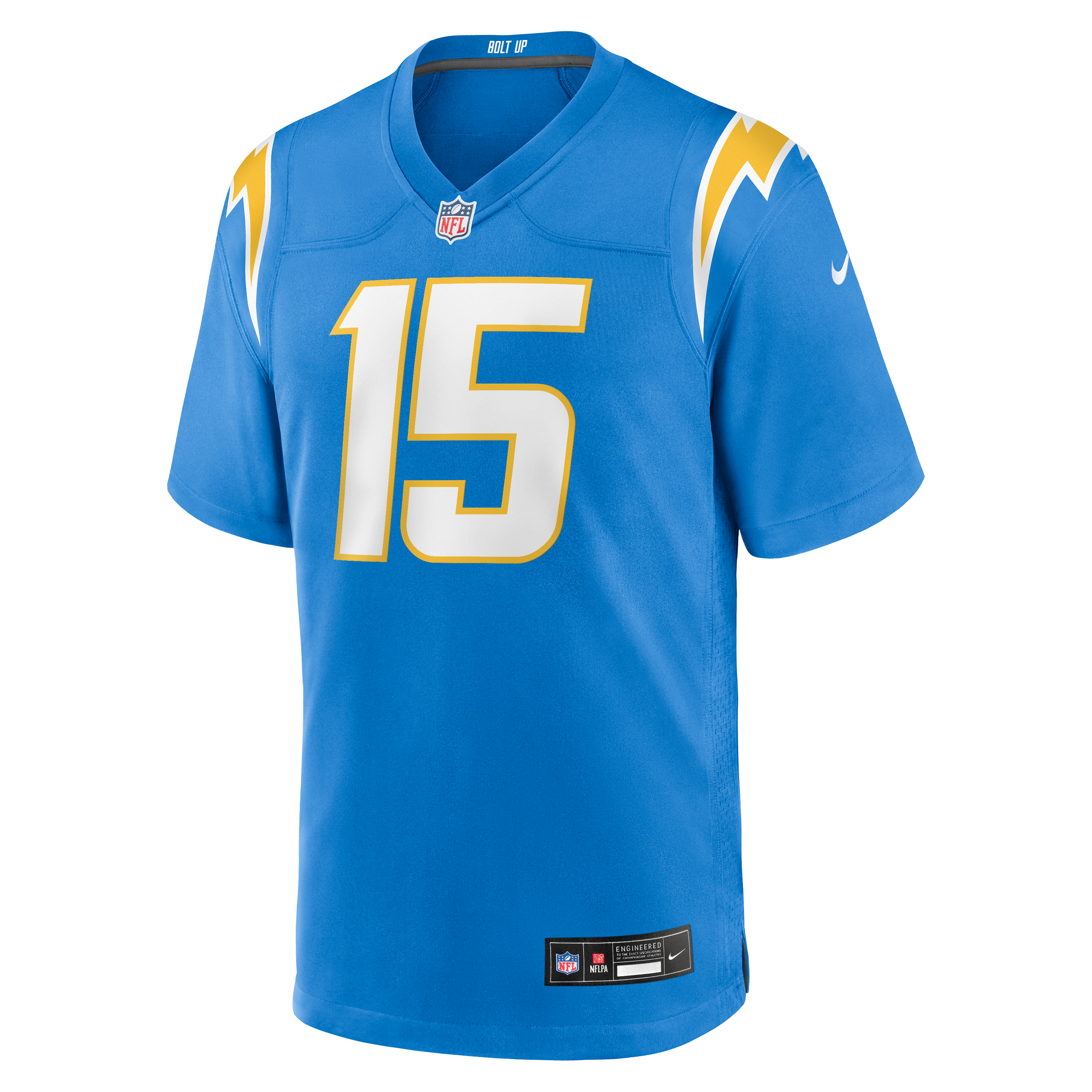 Ladd McConkey Los Angeles Chargers Alternate Super Chargers Game Player Jersey - Powder Blue - Image 3
