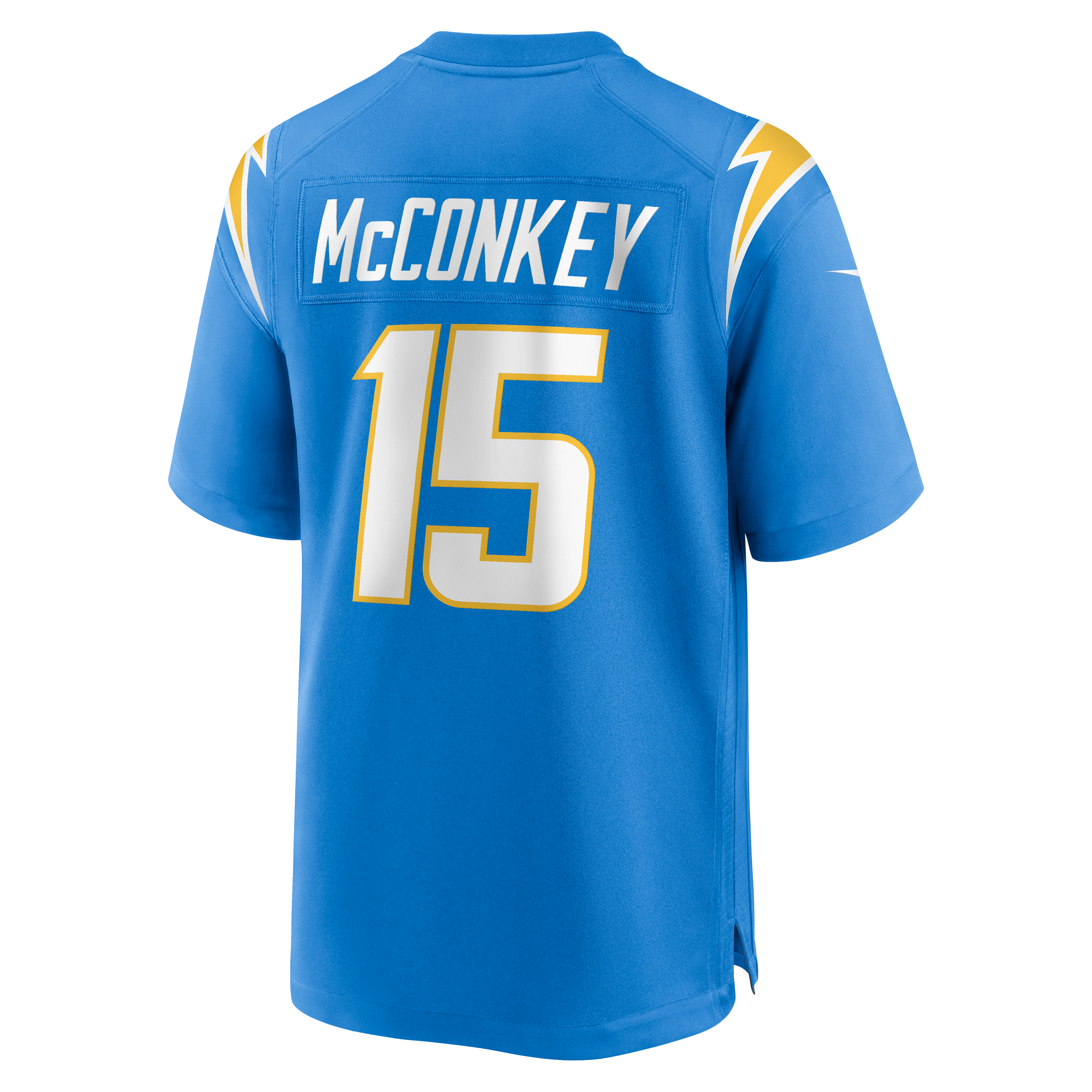 Ladd McConkey Los Angeles Chargers Alternate Super Chargers Game Player Jersey - Powder Blue - Image 4