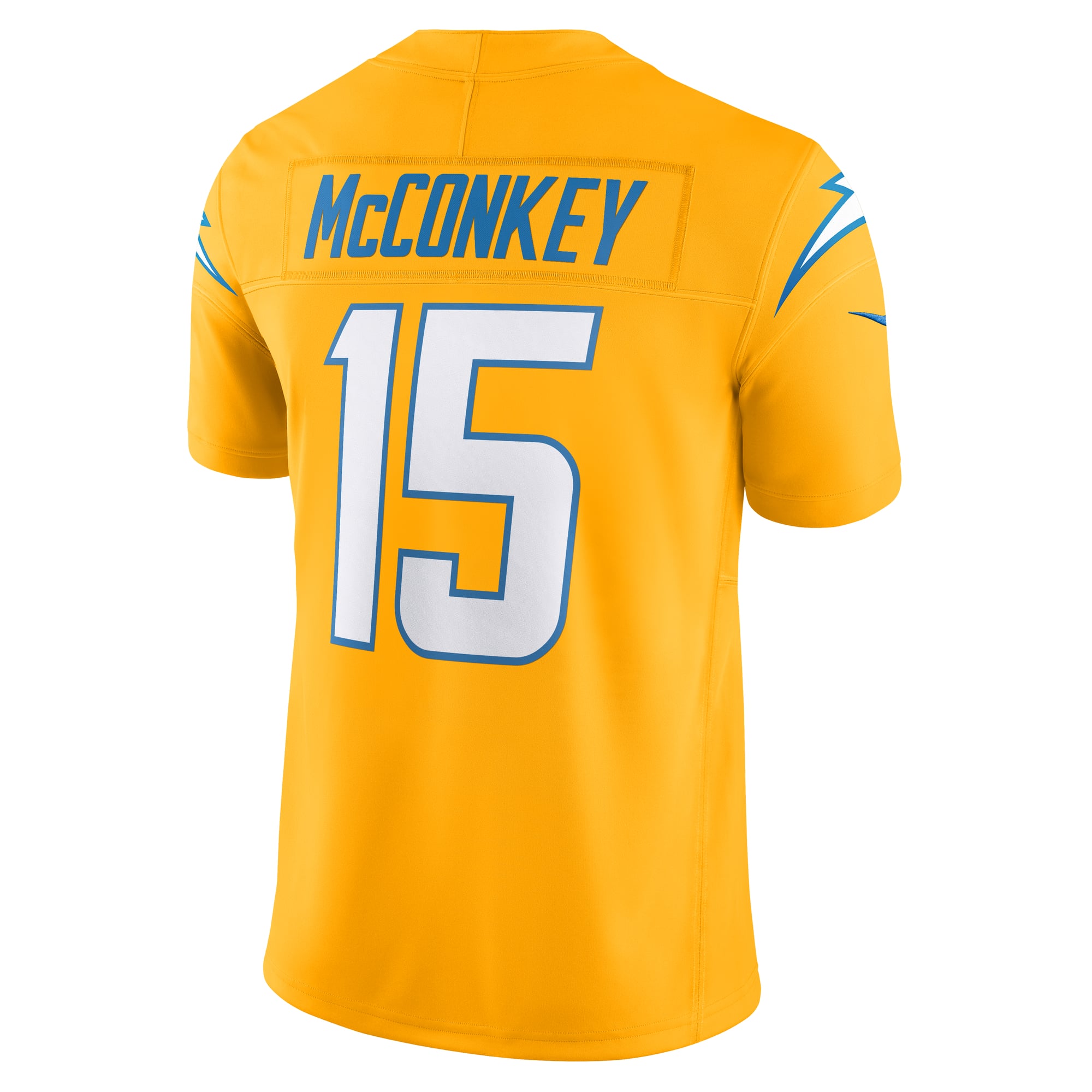 Ladd McConkey Los Angeles Chargers Team Vapor F.U.S.E. Limited Jersey - Gold - Image 4