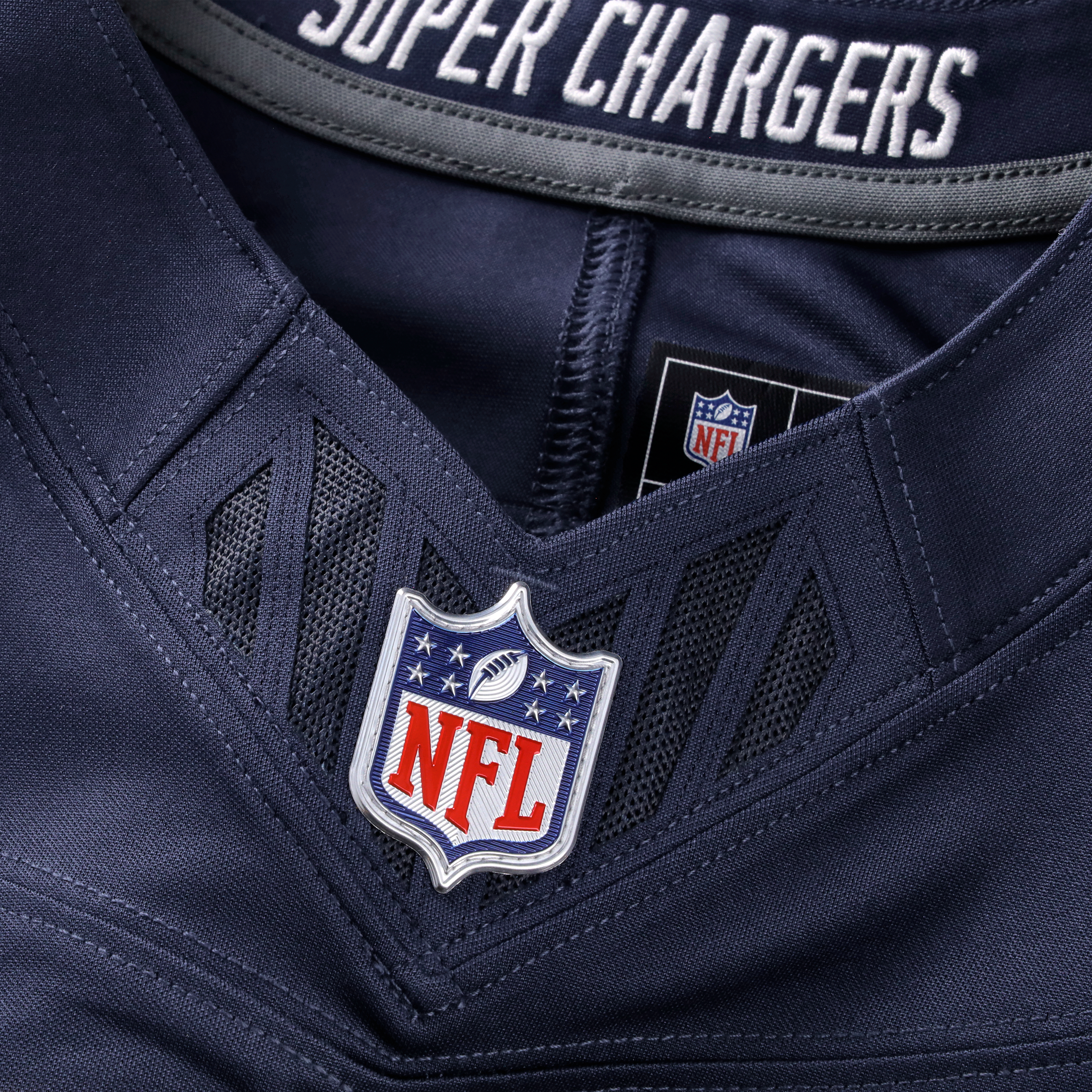 Ladd McConkey Los Angeles Chargers Team Vapor F.U.S.E. Stitched Limited Jersey - Navy - Image 5