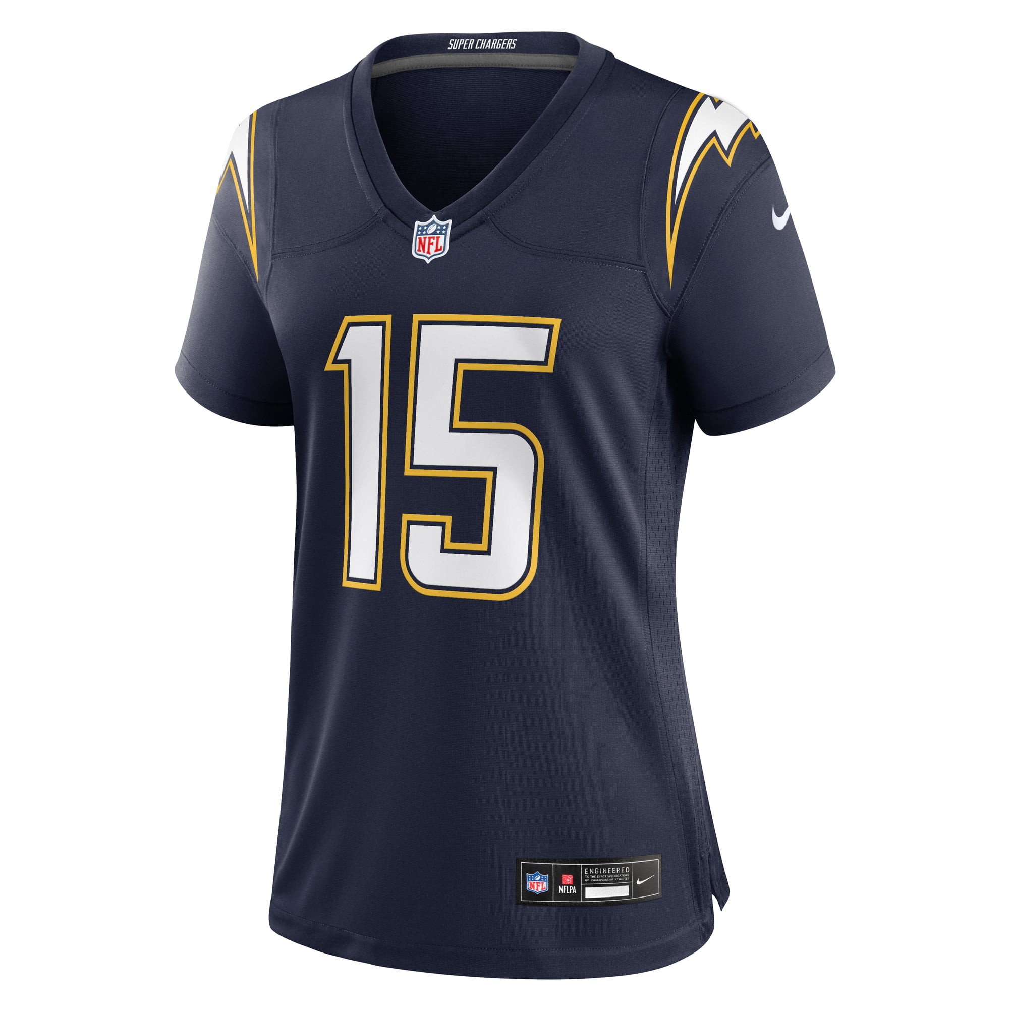 Ladd McConkey Los Angeles Chargers Women's Alternate Charger Power Game Jersey - Navy - Image 3