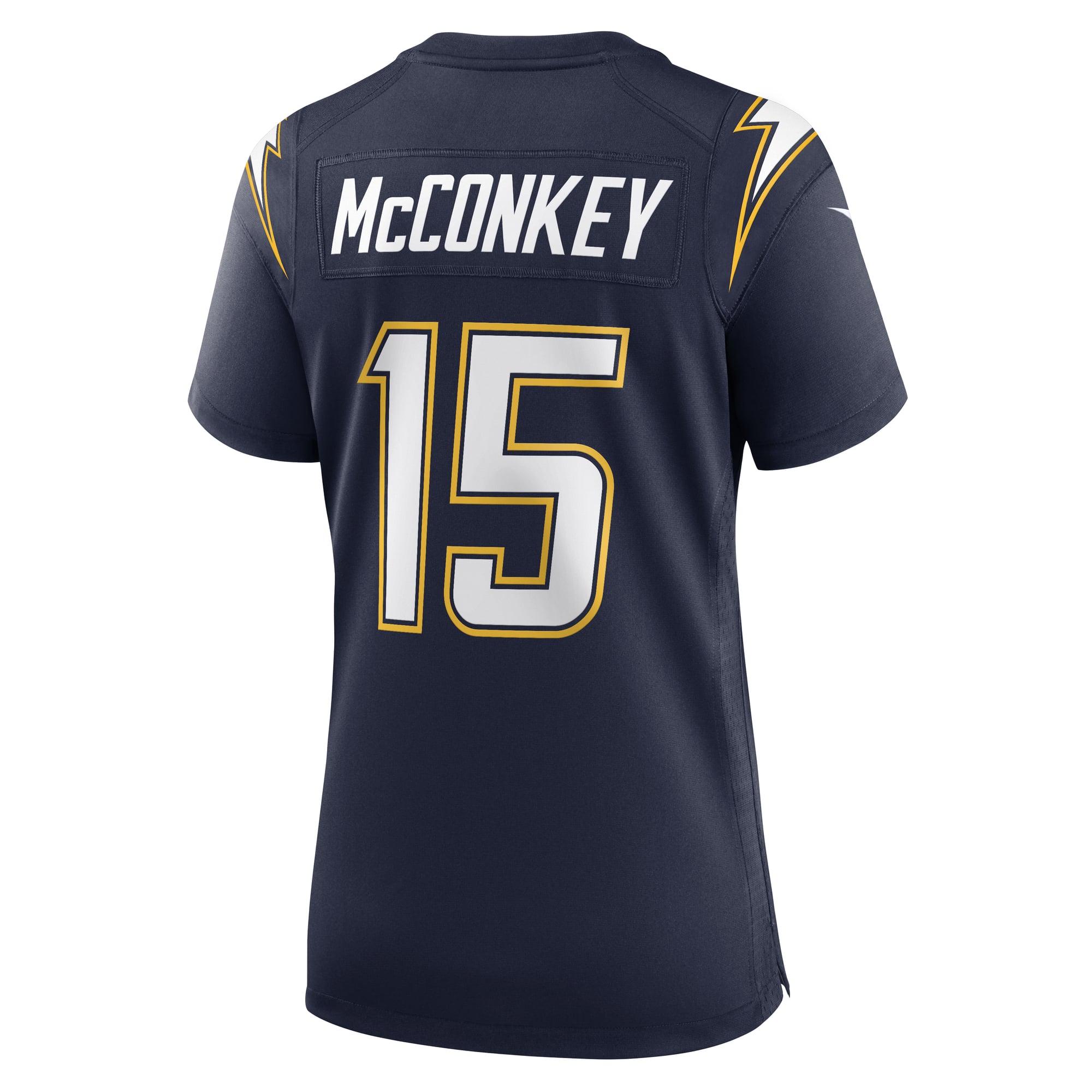 Ladd McConkey Los Angeles Chargers Women's Alternate Charger Power Game Jersey - Navy - Image 4