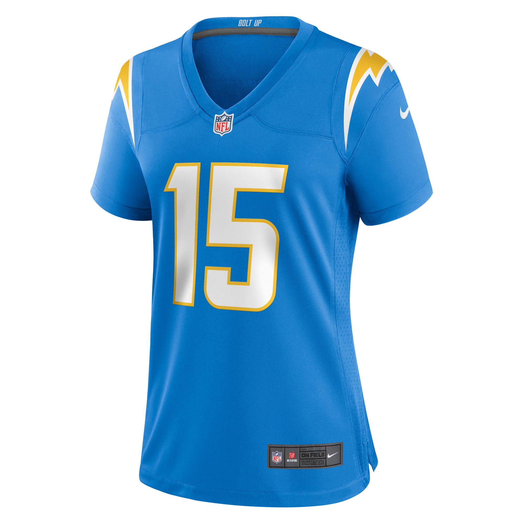 Ladd McConkey Los Angeles Chargers Women's Alternate Super Chargers Game Jersey - Powder Blue - Image 3