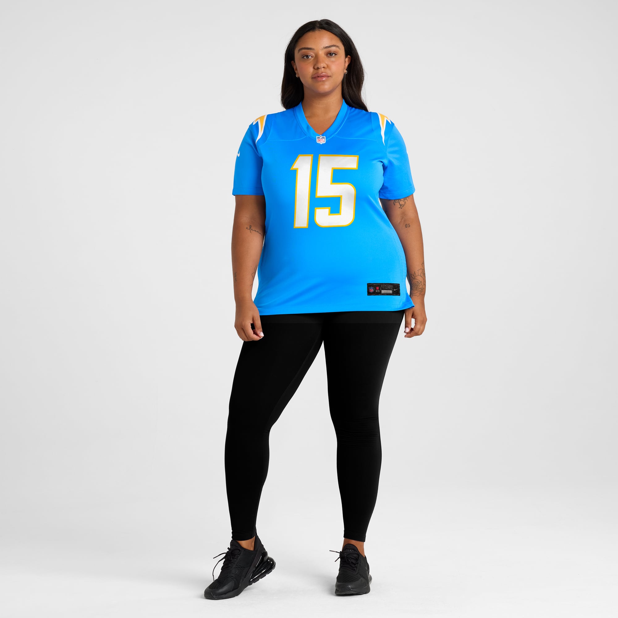 Ladd McConkey Los Angeles Chargers Women's Alternate Super Chargers Game Jersey - Powder Blue - Image 7