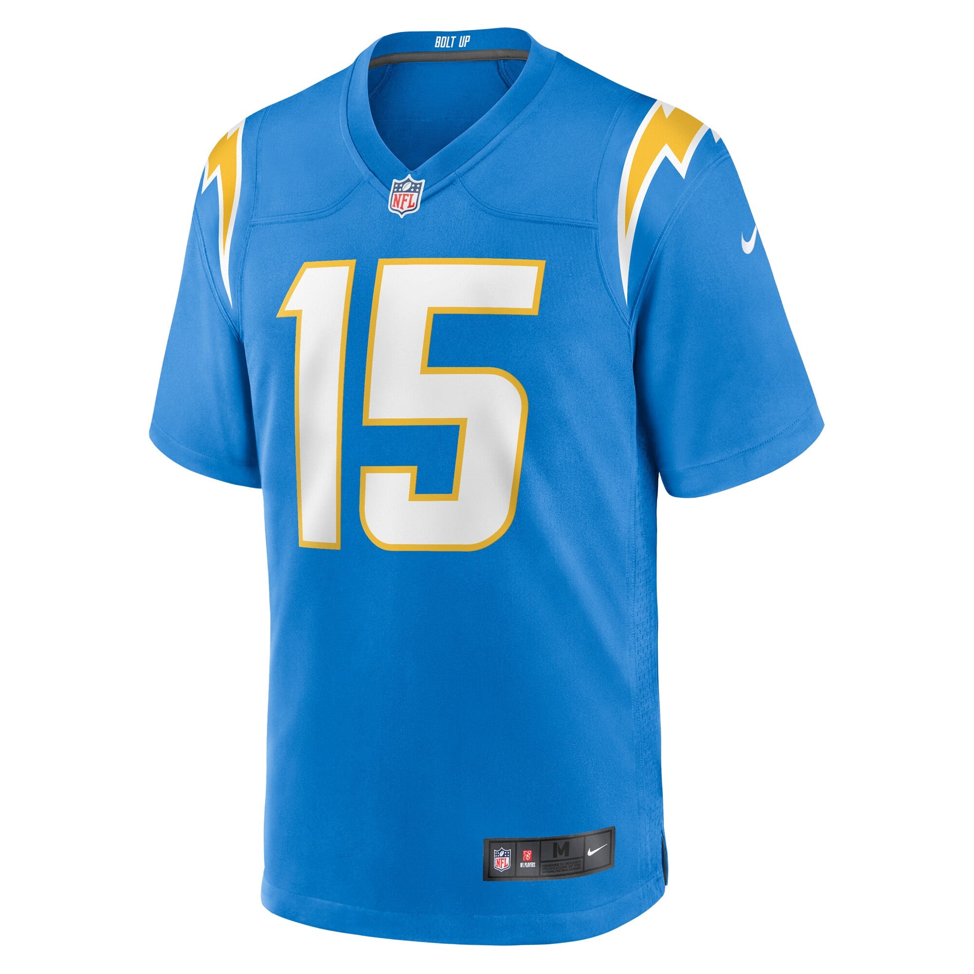 Ladd McConkey Los Angeles Chargers Youth Game Jersey - Powder Blue - Image 3
