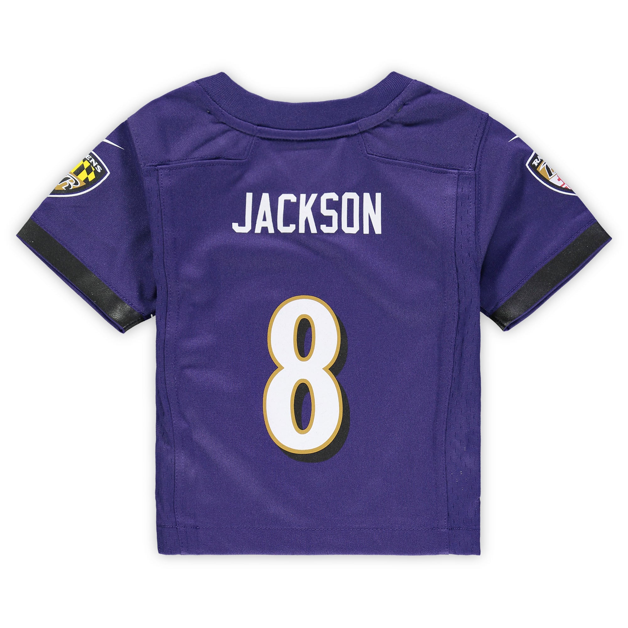 Lamar Jackson Baltimore Ravens Infant Team Player Game Jersey - Purple - Image 4