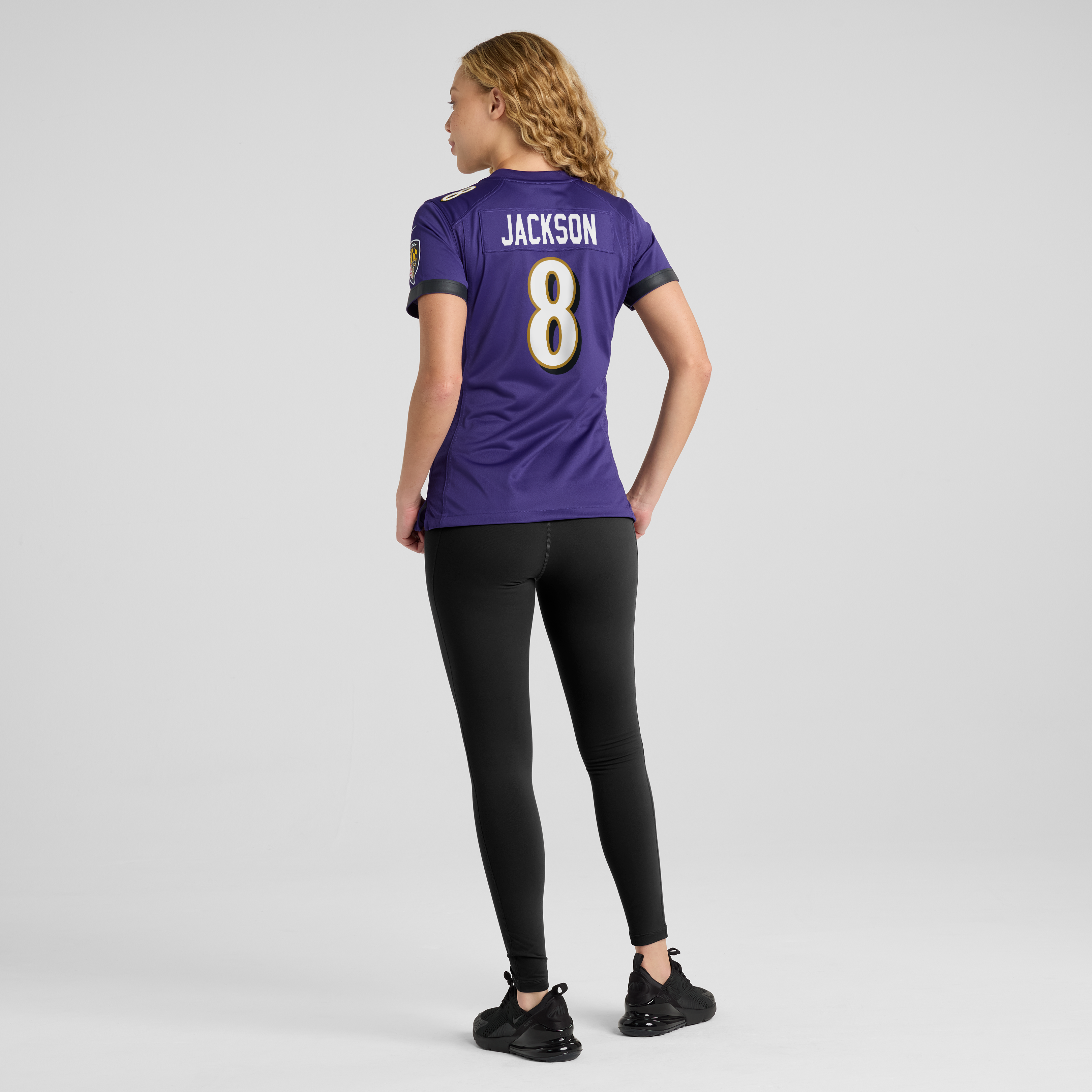 Lamar Jackson Baltimore Ravens Women's Game Jersey - Purple - Image 6