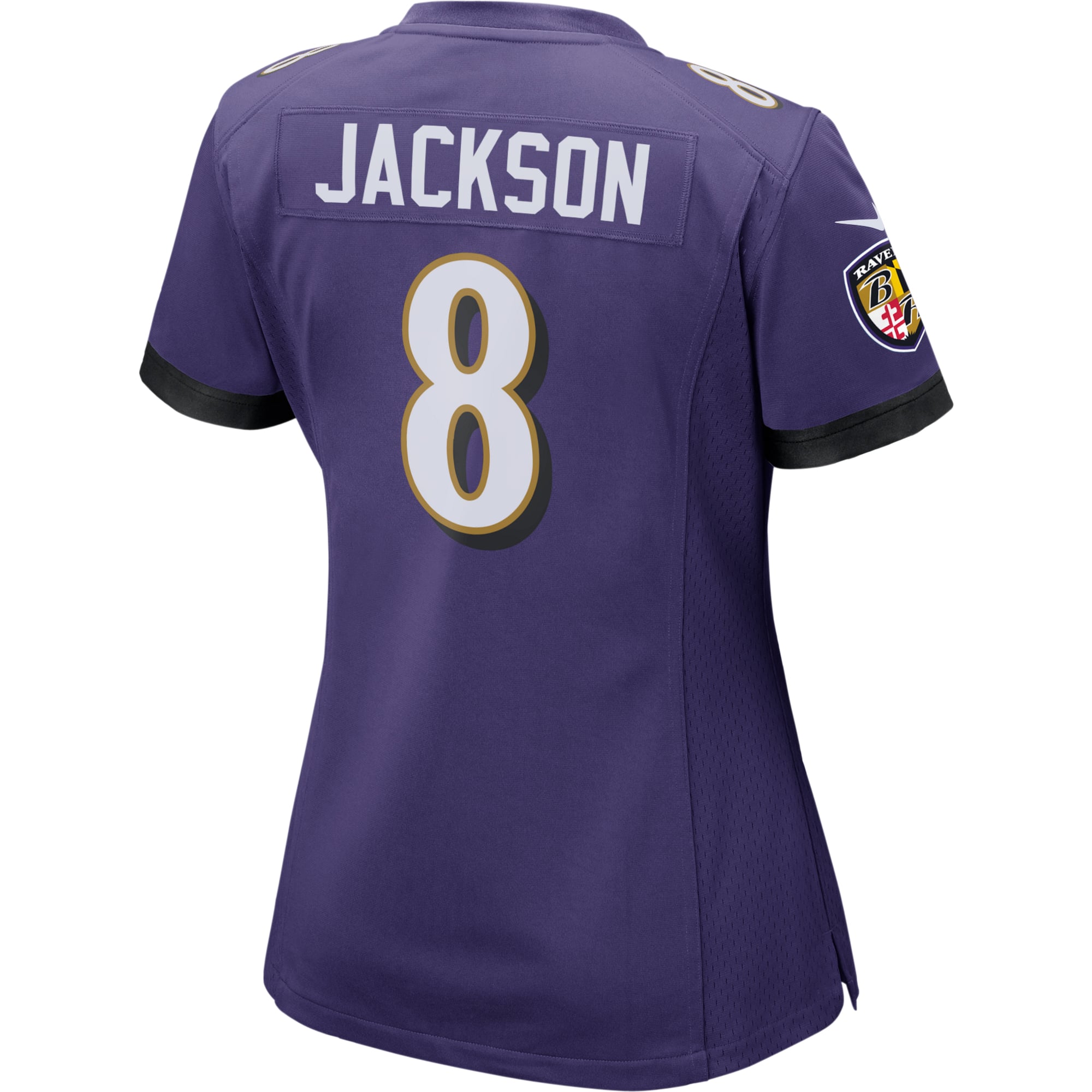 Lamar Jackson Baltimore Ravens Women's Game Jersey - Purple - Image 4