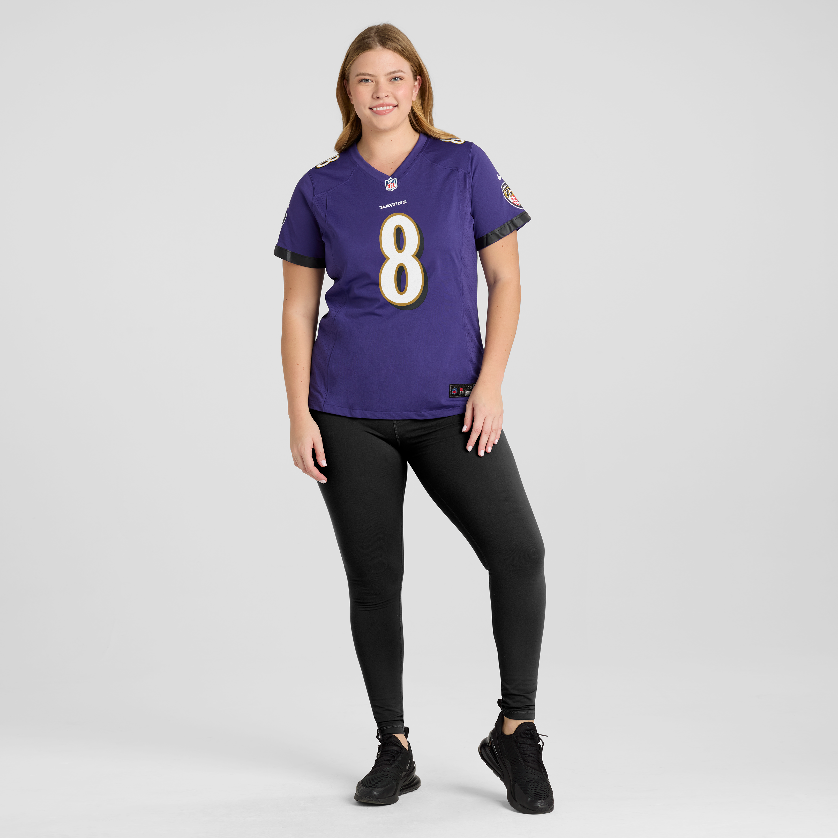 Lamar Jackson Baltimore Ravens Women's Game Jersey - Purple - Image 7