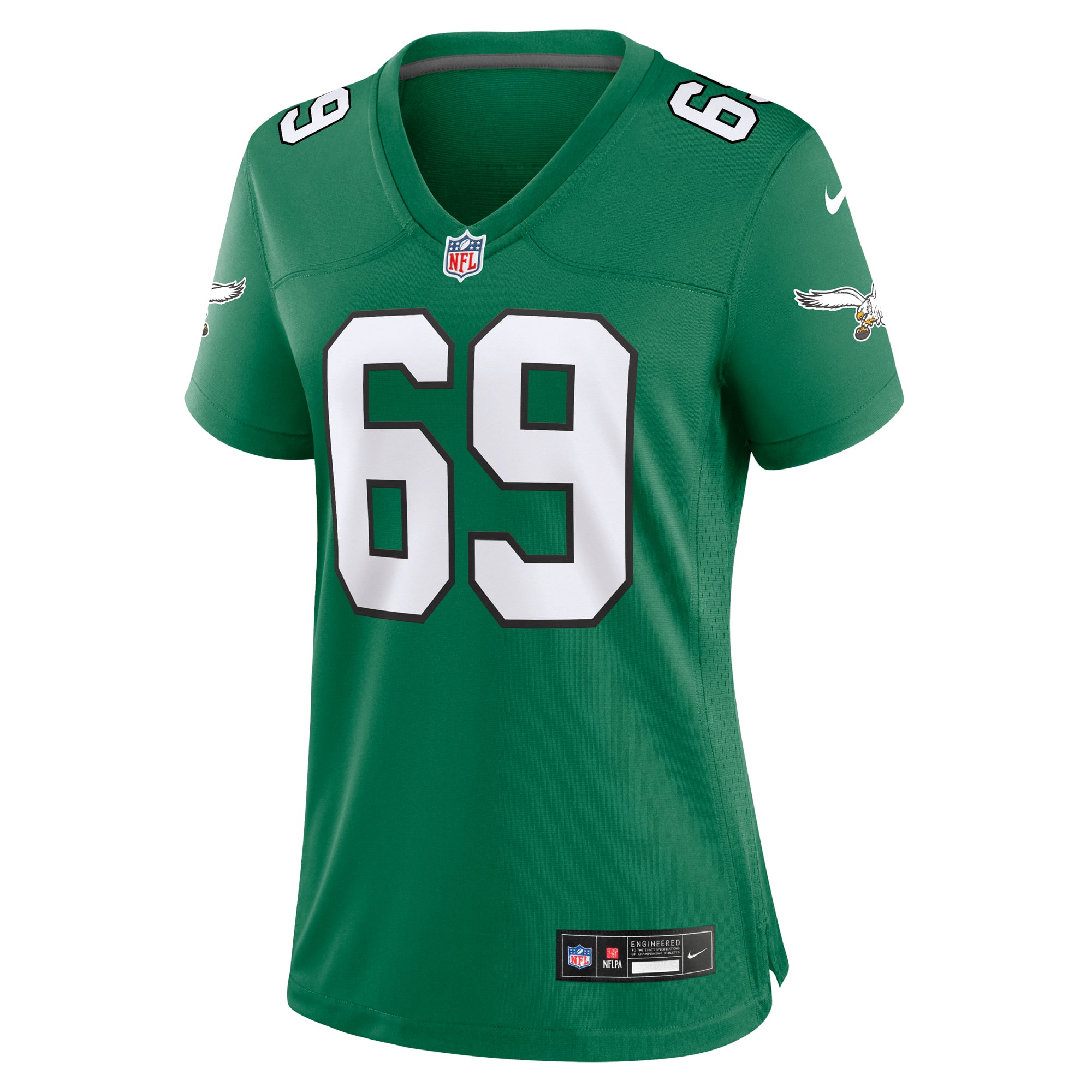 Landon Dickerson Philadelphia Eagles Women's Alternate Game Jersey - Kelly Green - Image 3