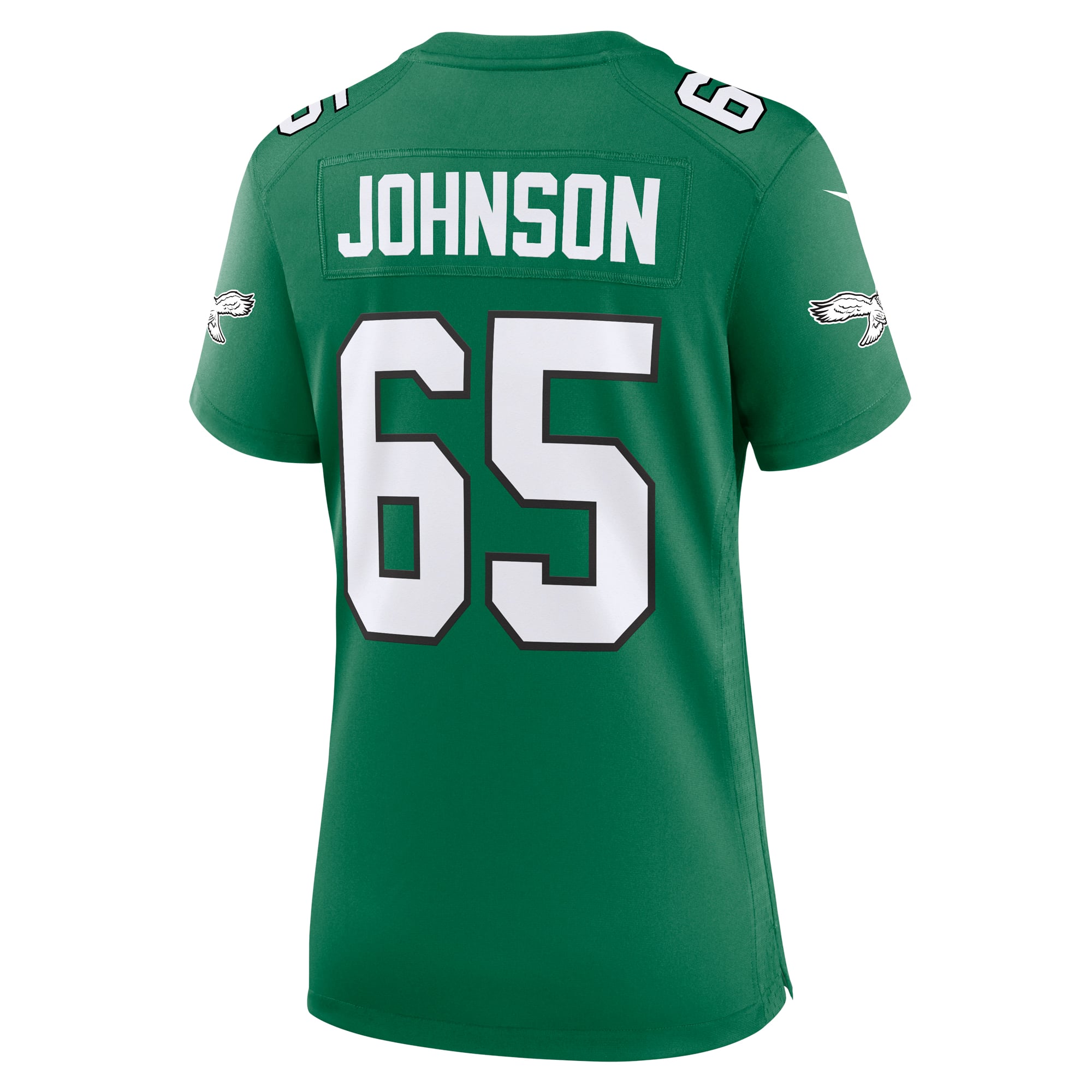 Lane Johnson Philadelphia Eagles Women's Team Game Jersey - Kelly Green - Image 4