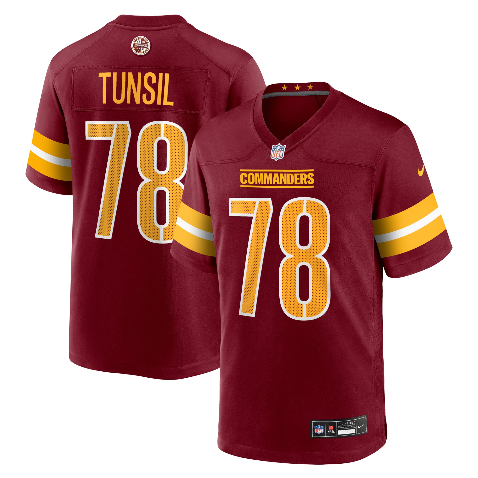 Laremy Tunsil Washington Commanders Team Game Jersey - Burgundy