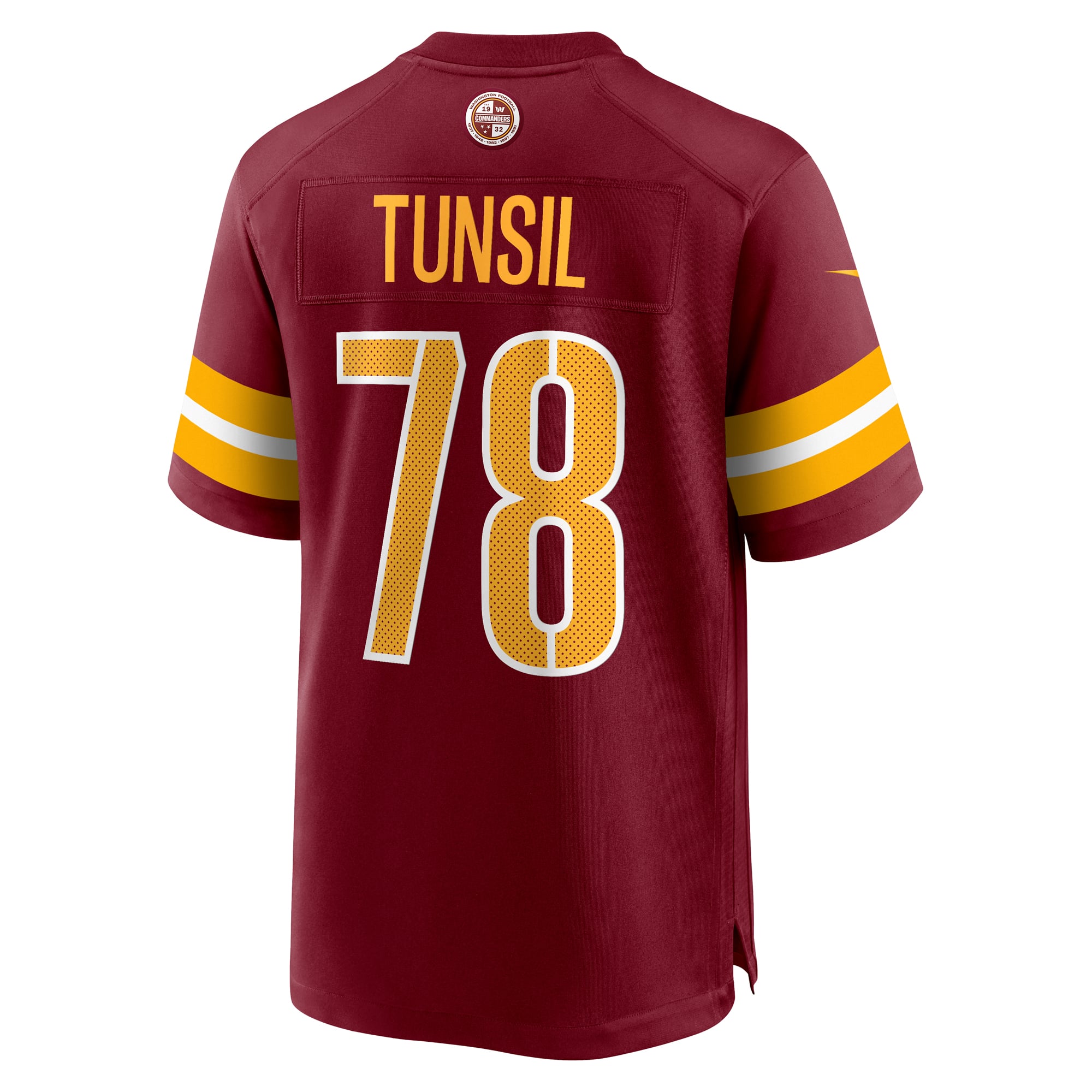 Laremy Tunsil Washington Commanders Team Game Jersey - Burgundy - Image 4