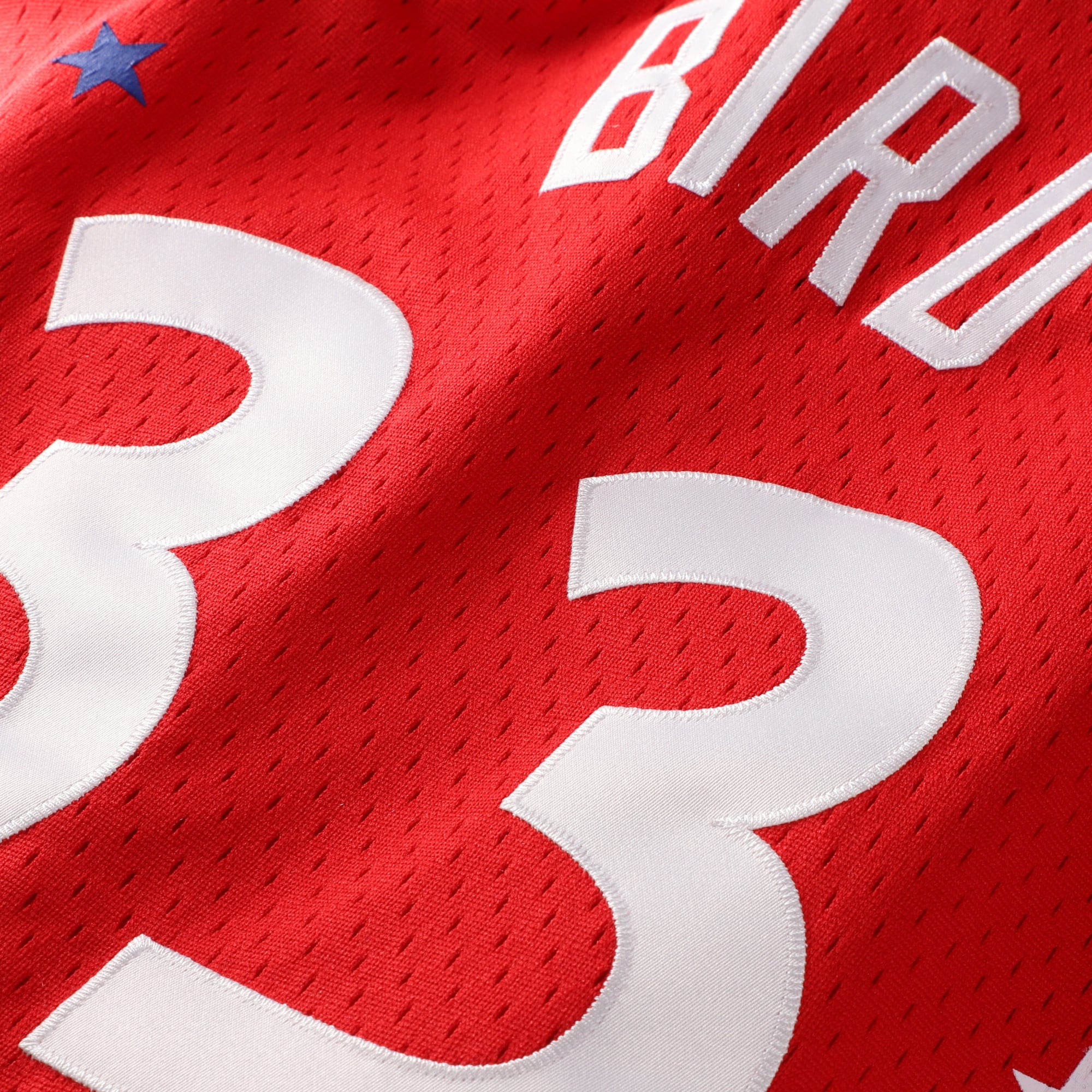 Larry Bird 1983 All-Star Game Youth Hardwood Classics Swingman Jersey - Red - Image 6