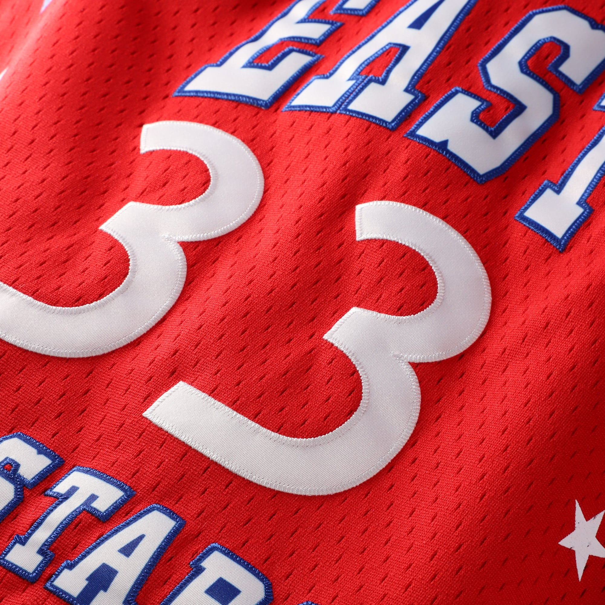 Larry Bird 1983 All-Star Game Youth Hardwood Classics Swingman Jersey - Red - Image 5