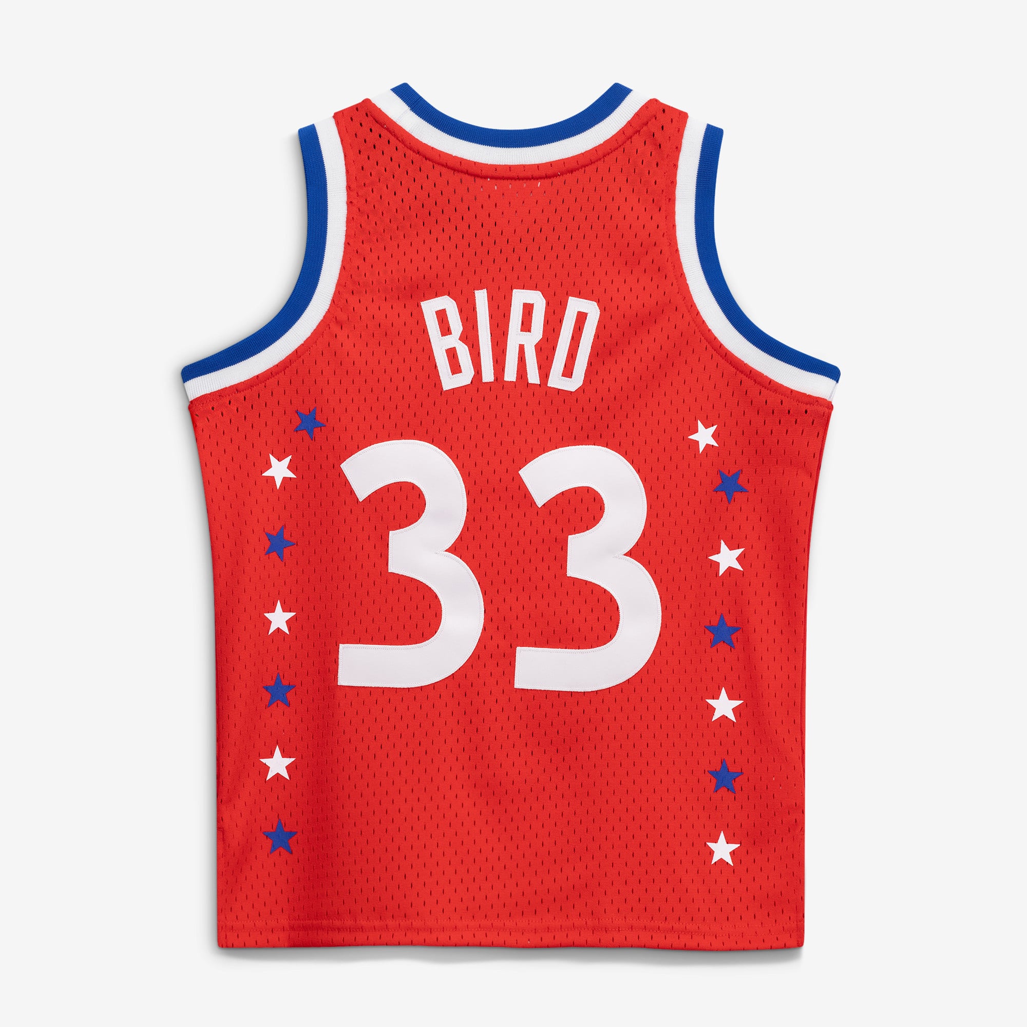Larry Bird 1983 All-Star Game Youth Hardwood Classics Swingman Jersey - Red - Image 4