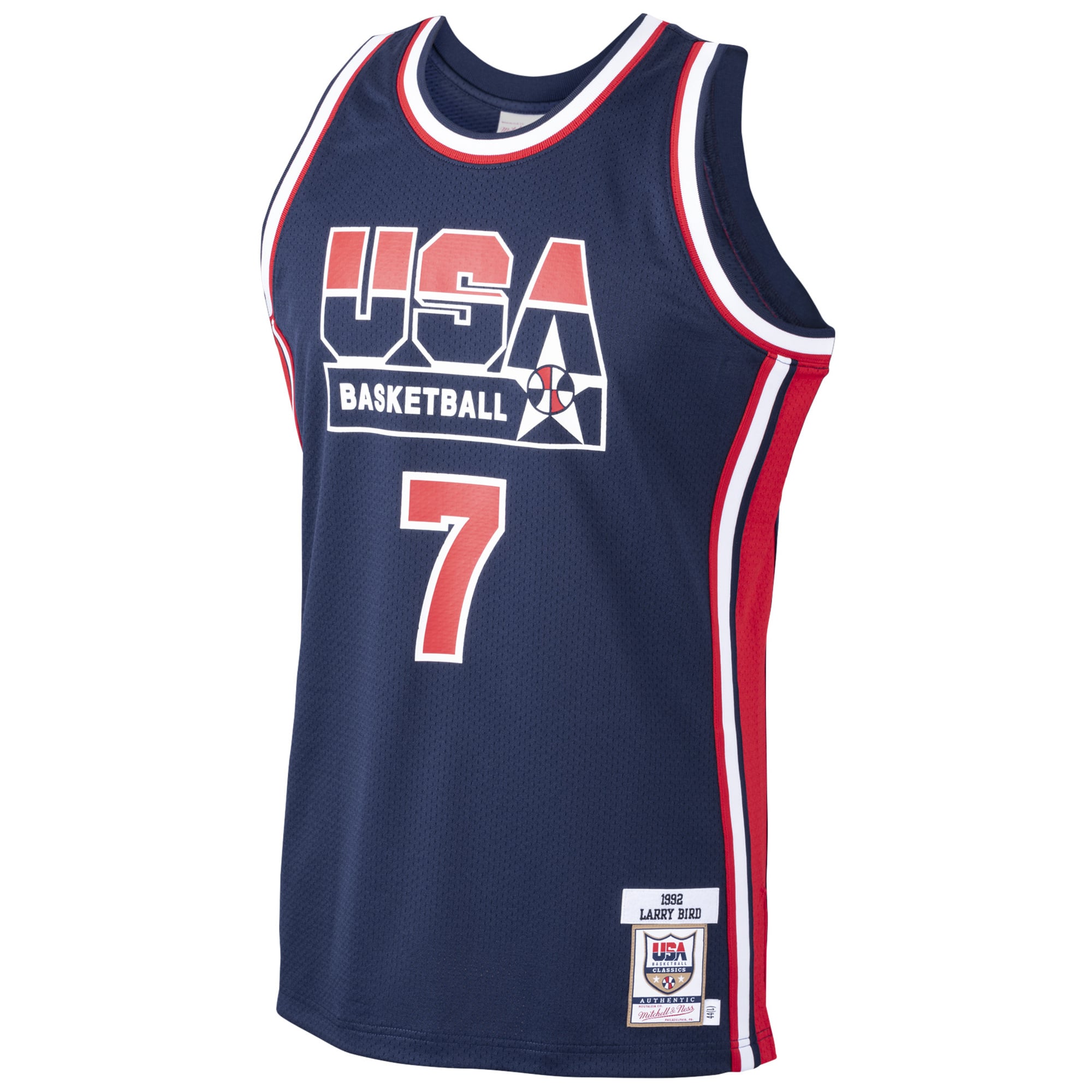 Larry Bird USA Basketball 1992 Dream Team Jersey - Navy - Image 3