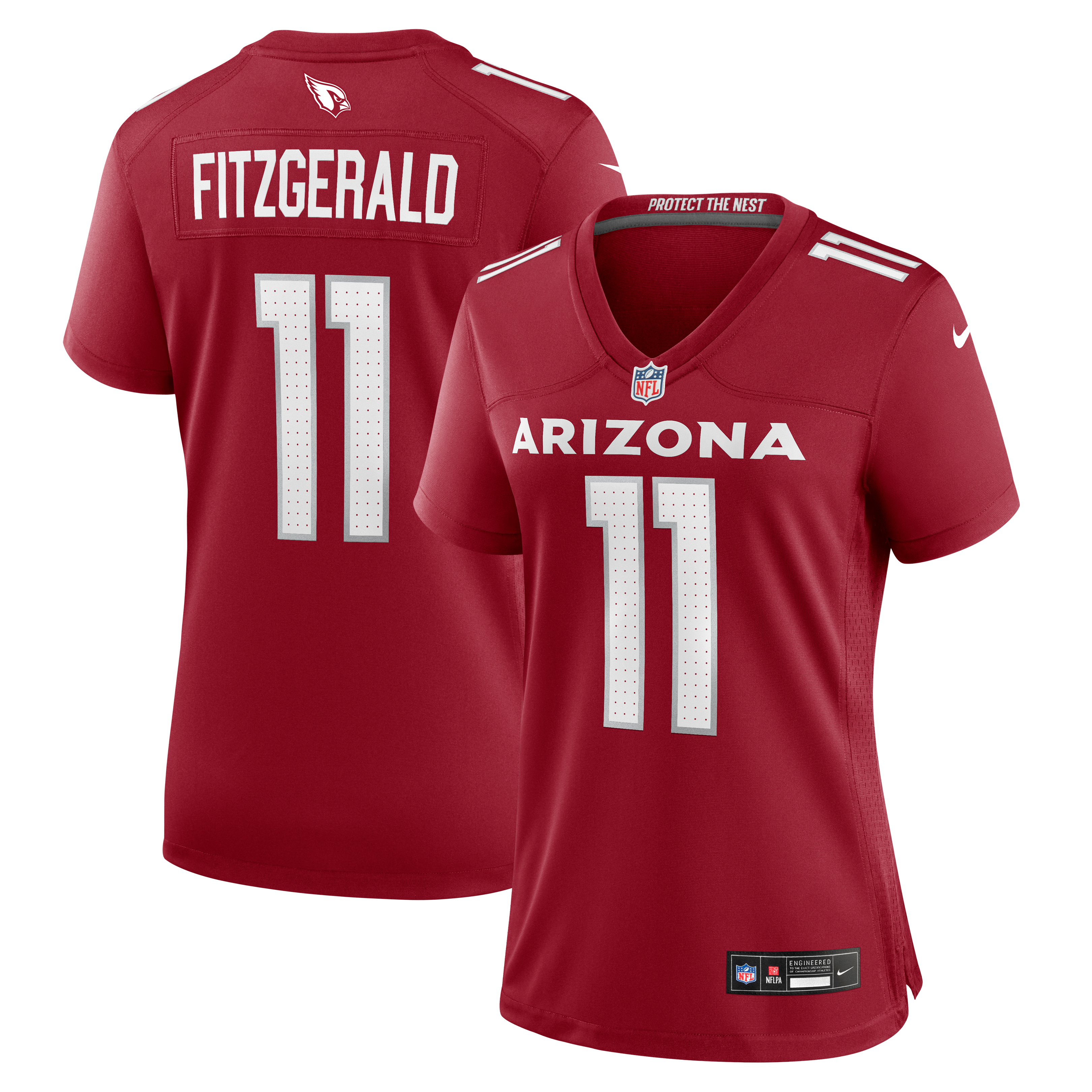 Larry Fitzgerald Arizona Cardinals Women's Team Retired Game Jersey - Cardinal
