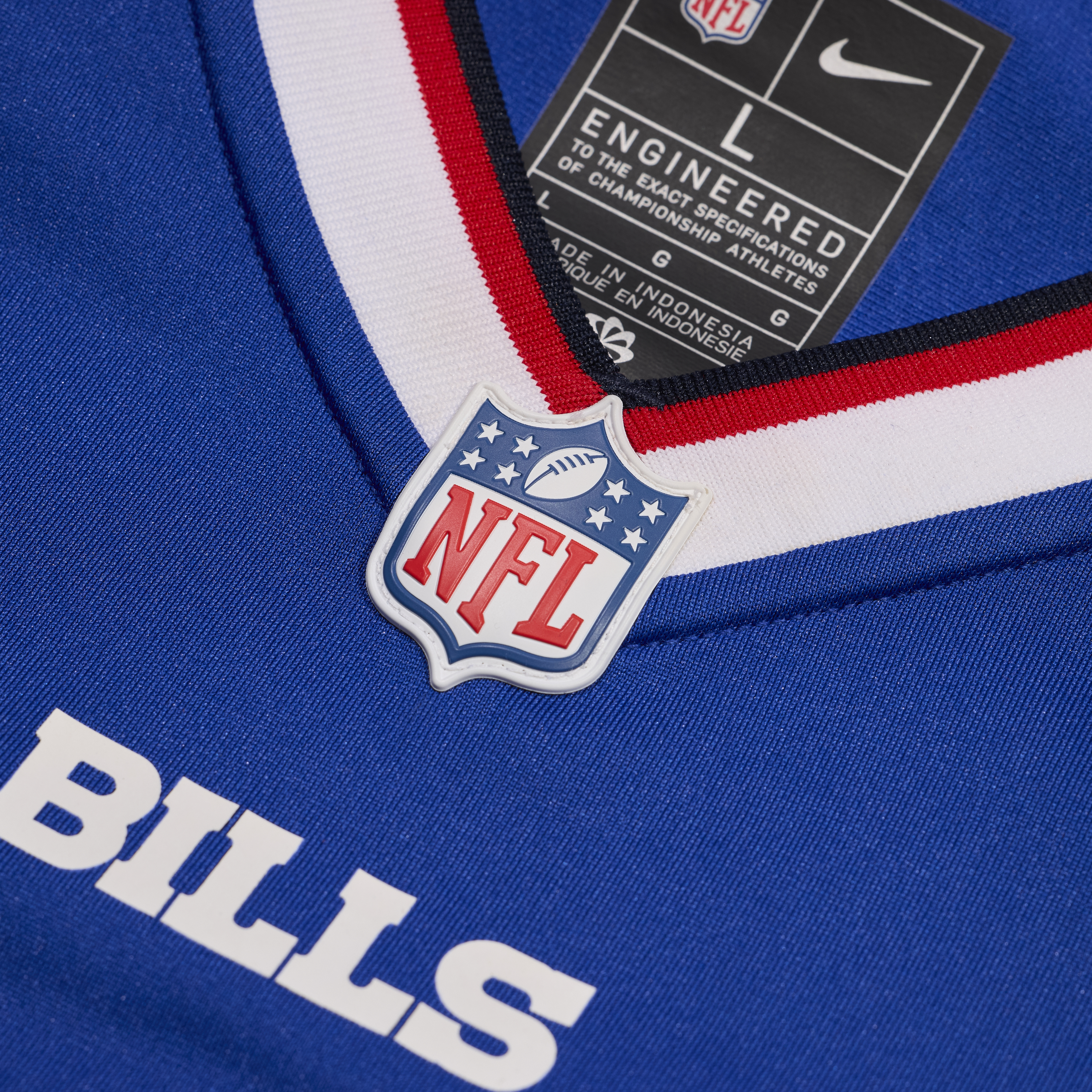 Larry Ogunjobi Buffalo Bills Team Game Jersey - Royal - Image 5