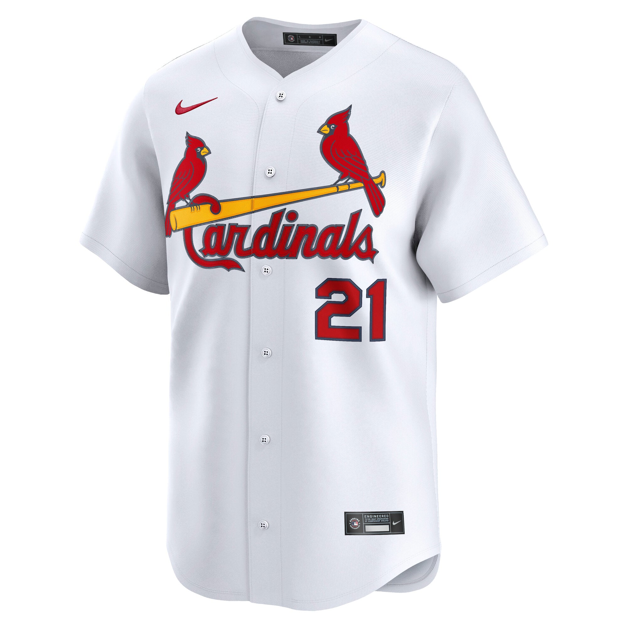 Lars Nootbaar St. Louis Cardinals Alternate Limited Jersey - White - Image 3