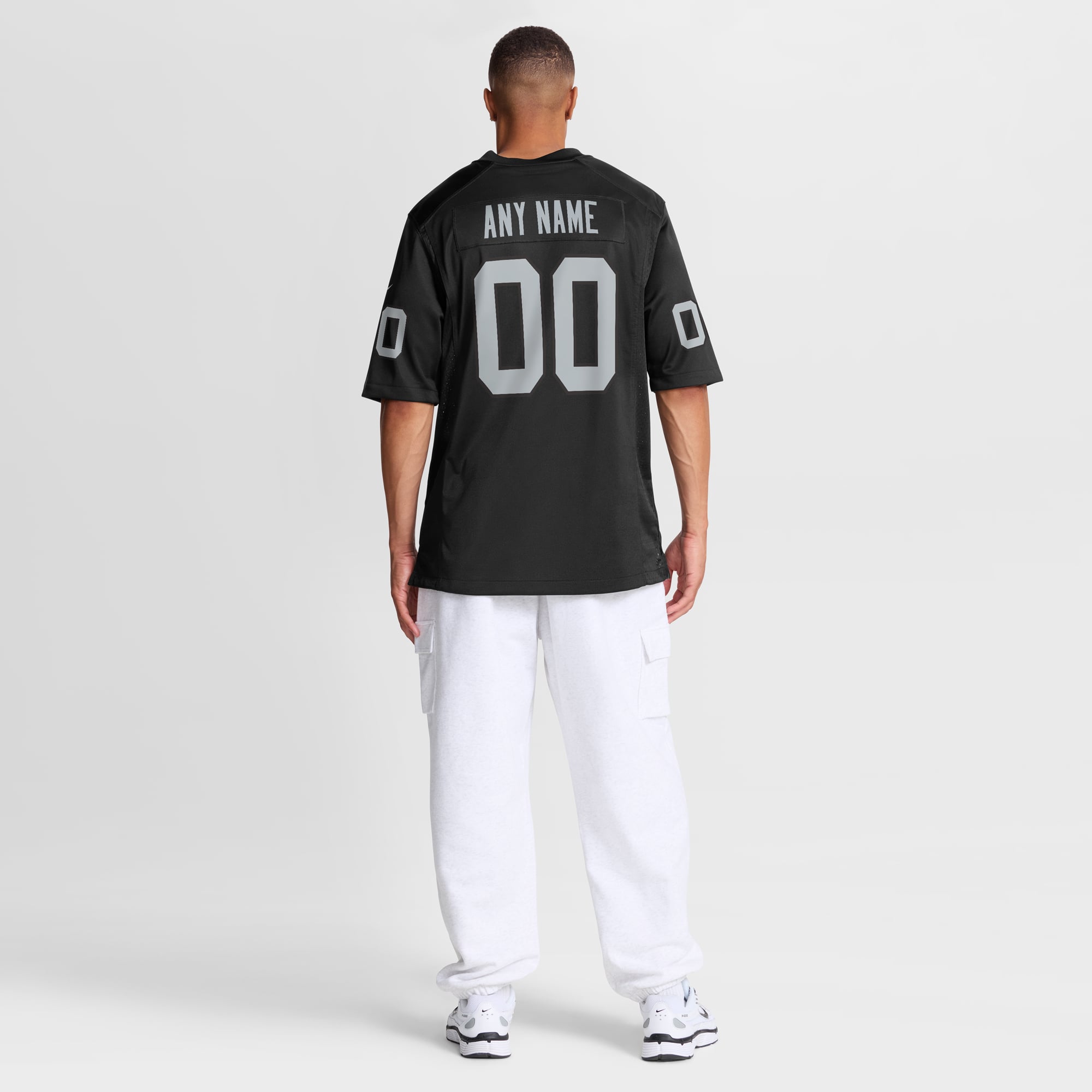 Las Vegas Raiders Custom Game Jersey - Black - Image 9