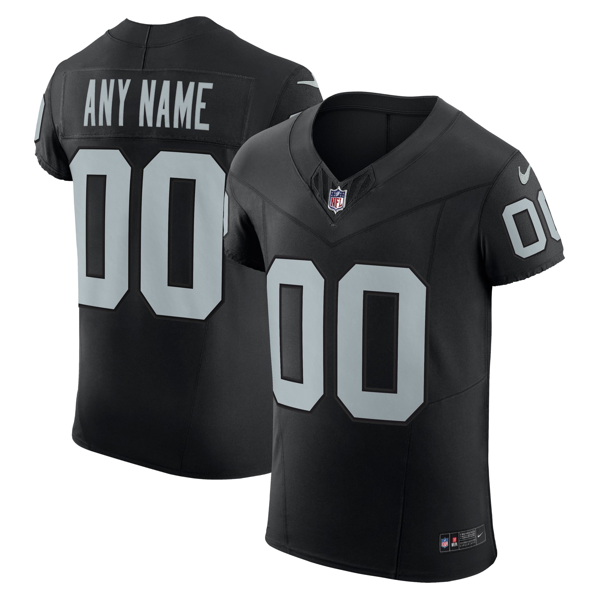 Las Vegas Raiders Vapor F.U.S.E. Elite Custom Jersey - Black - Image 2