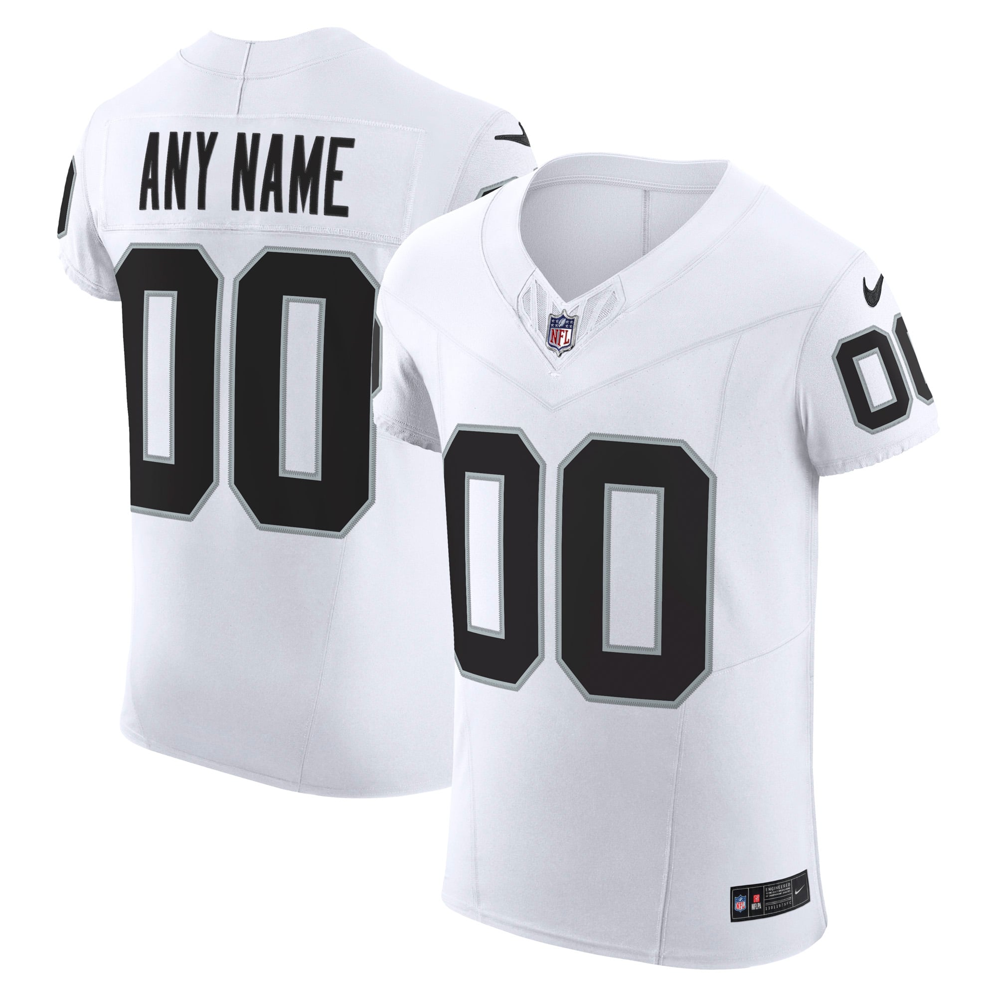Las Vegas Raiders Vapor F.U.S.E. Elite Custom Jersey - White