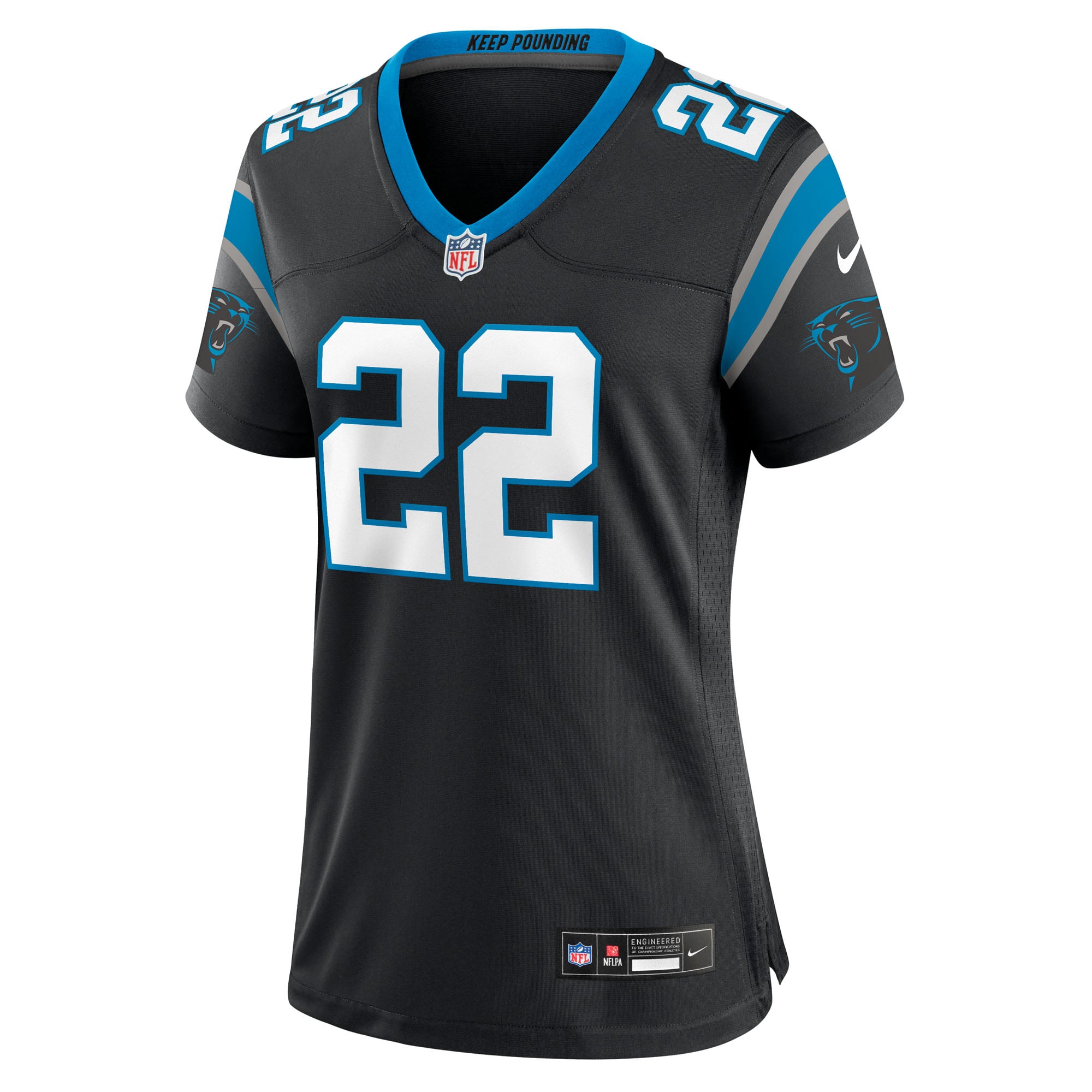 Lathan Ransom Carolina Panthers Women's Team Game Jersey - Black - Image 3
