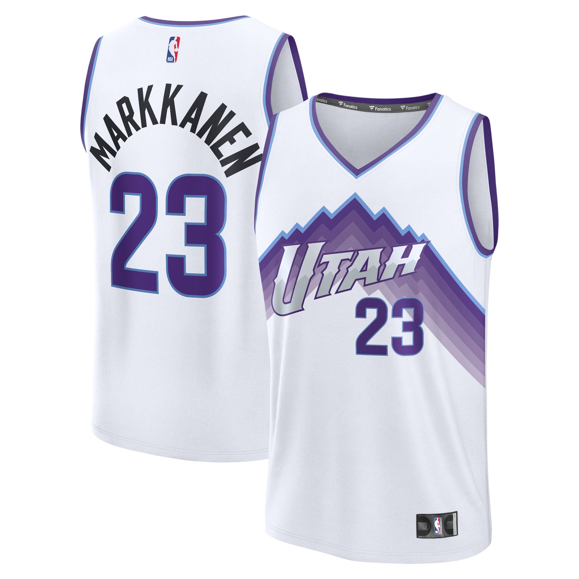 Lauri Markkanen Utah Jazz Fast Break Player Jersey - Association Edition - White