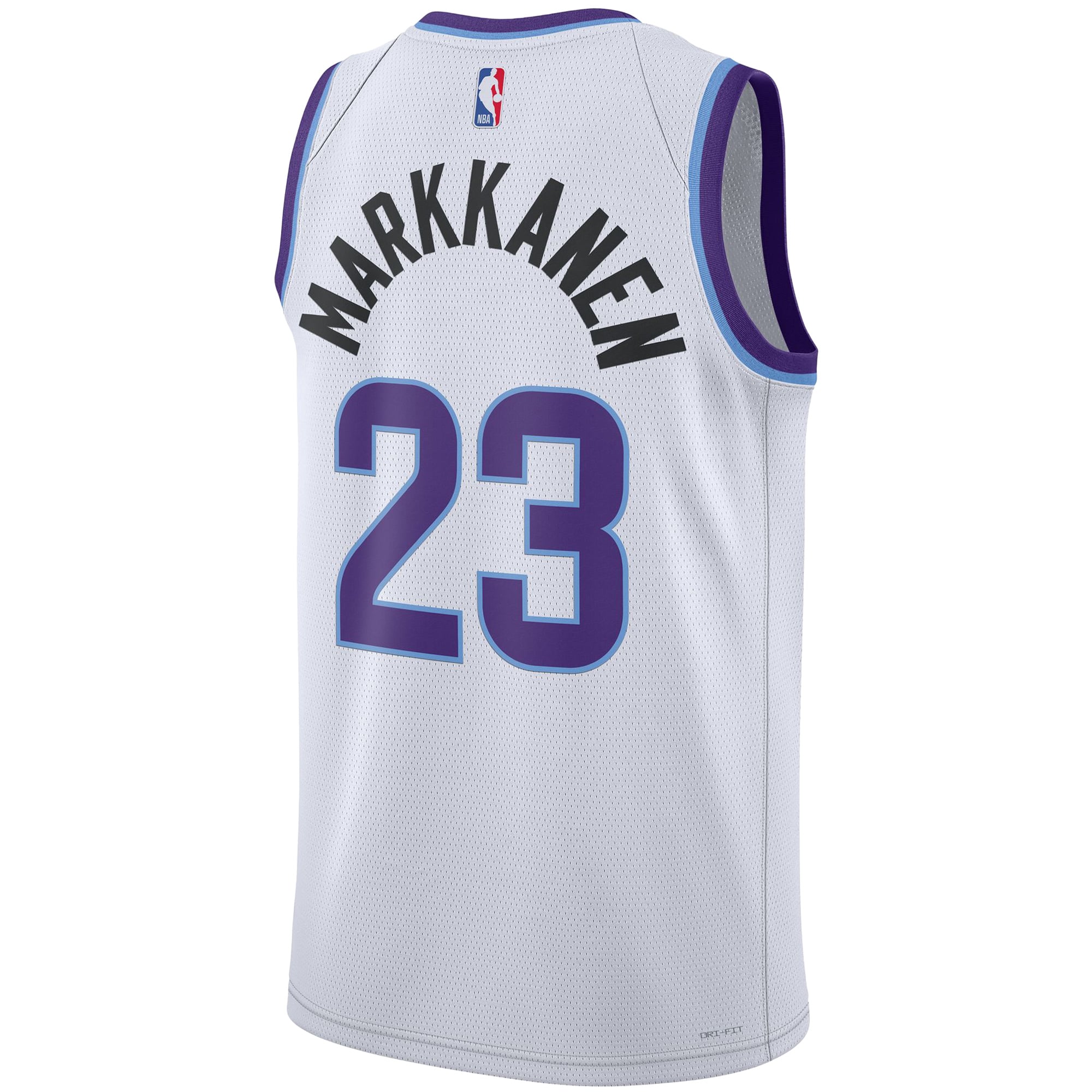 Lauri Markkanen Utah Jazz Unisex Swingman Jersey - Association Edition - White - Image 4