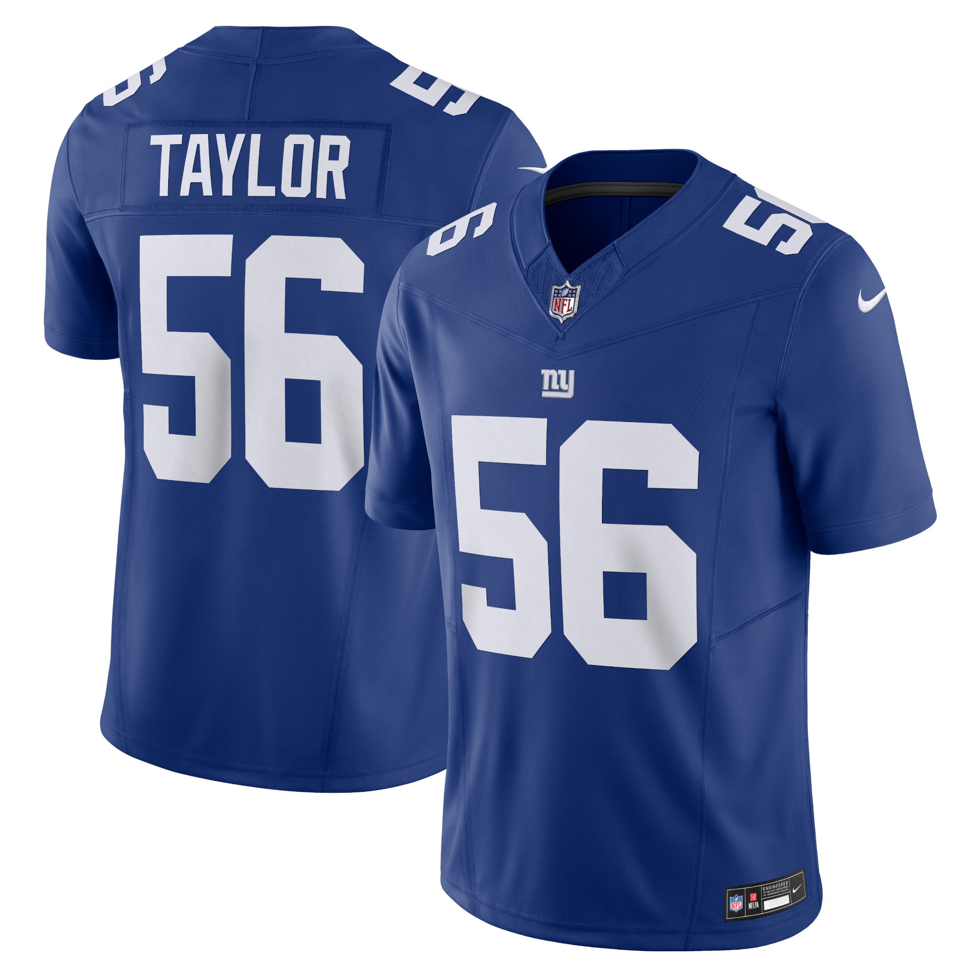 Lawrence Taylor New York Giants Alternate Vapor F.U.S.E. Retired Player Limited Jersey - Century Red - Royal - Image 2