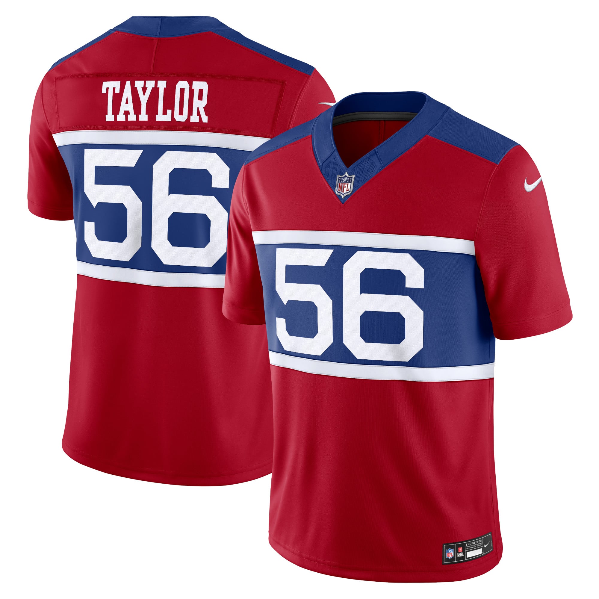 Lawrence Taylor New York Giants Vapor F.U.S.E. Limited Jersey - Red - Image 2