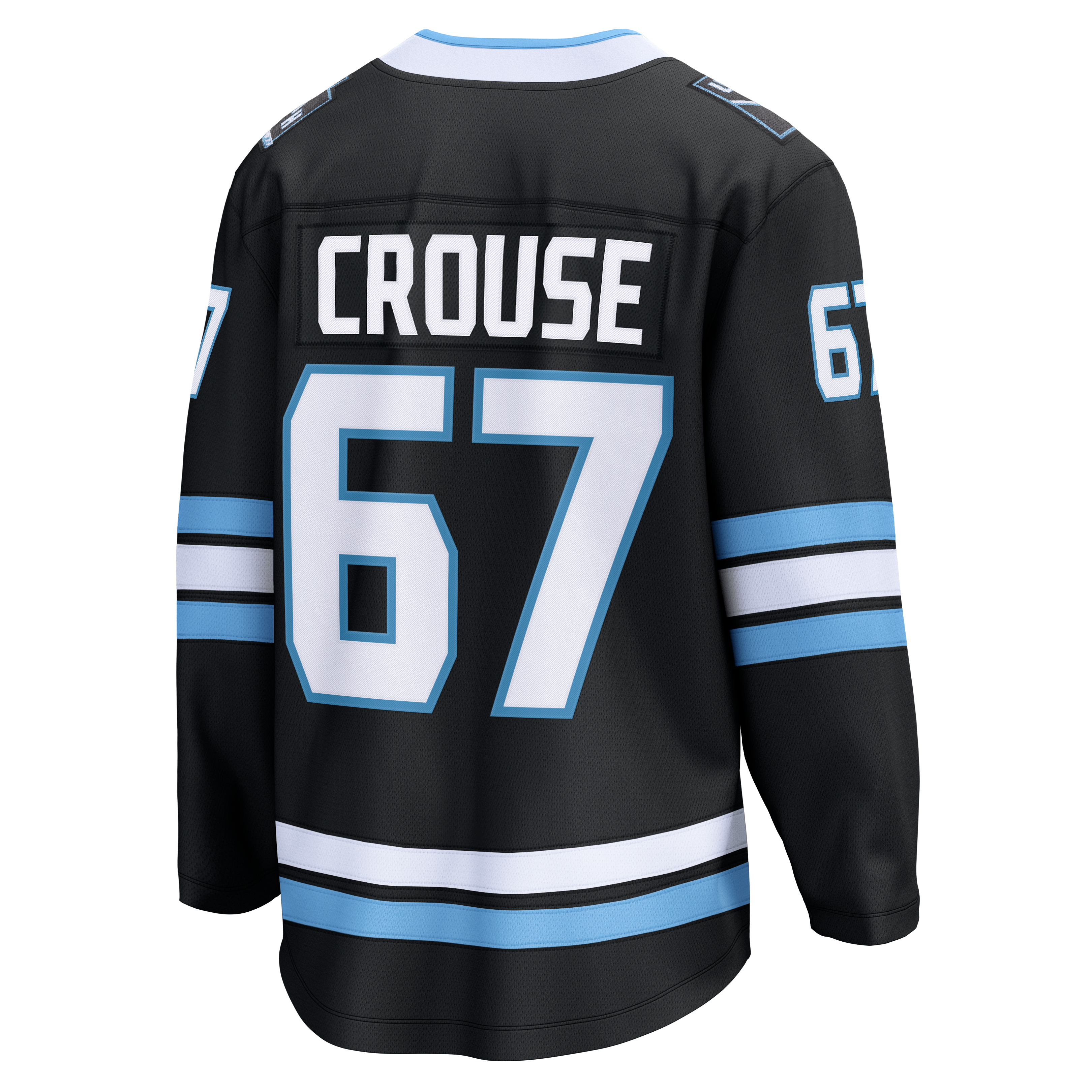 Lawson Crouse Utah Mammoth Home Breakaway Player Jersey - Black - Image 4