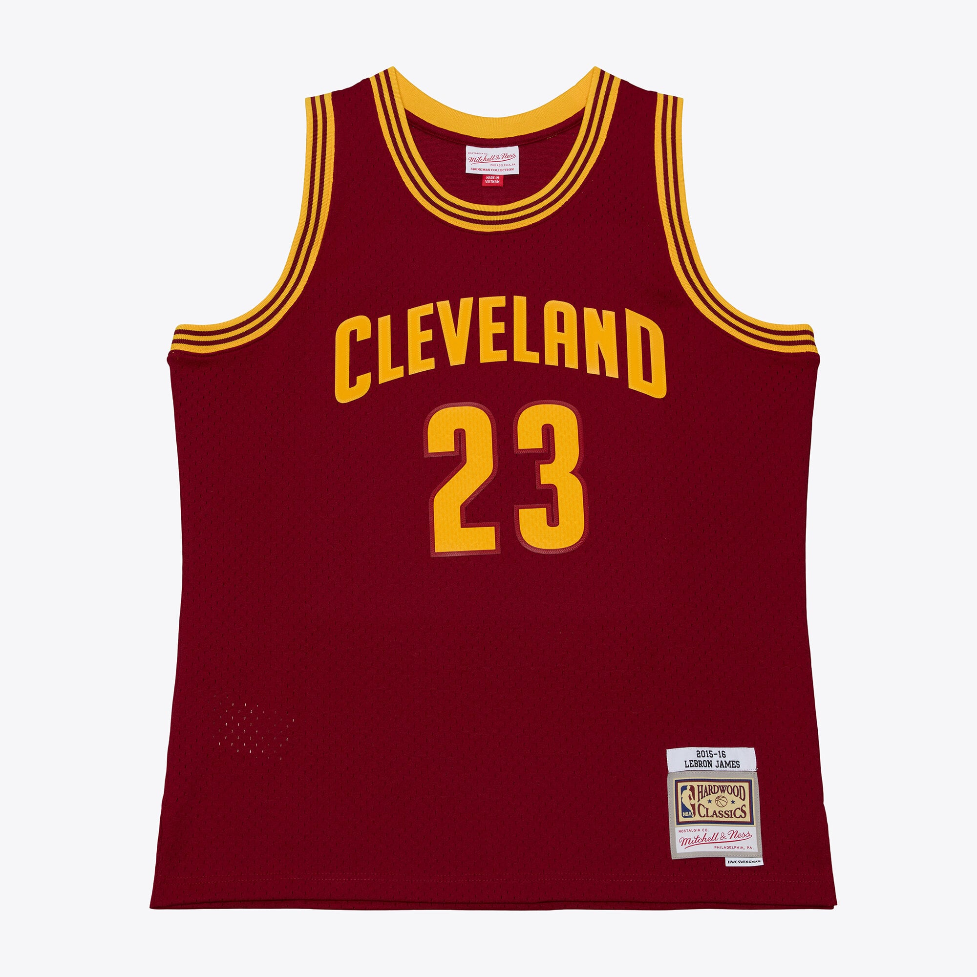 LeBron James Cleveland Cavaliers 2015-16 Swingman Jersey - Wine - Image 2