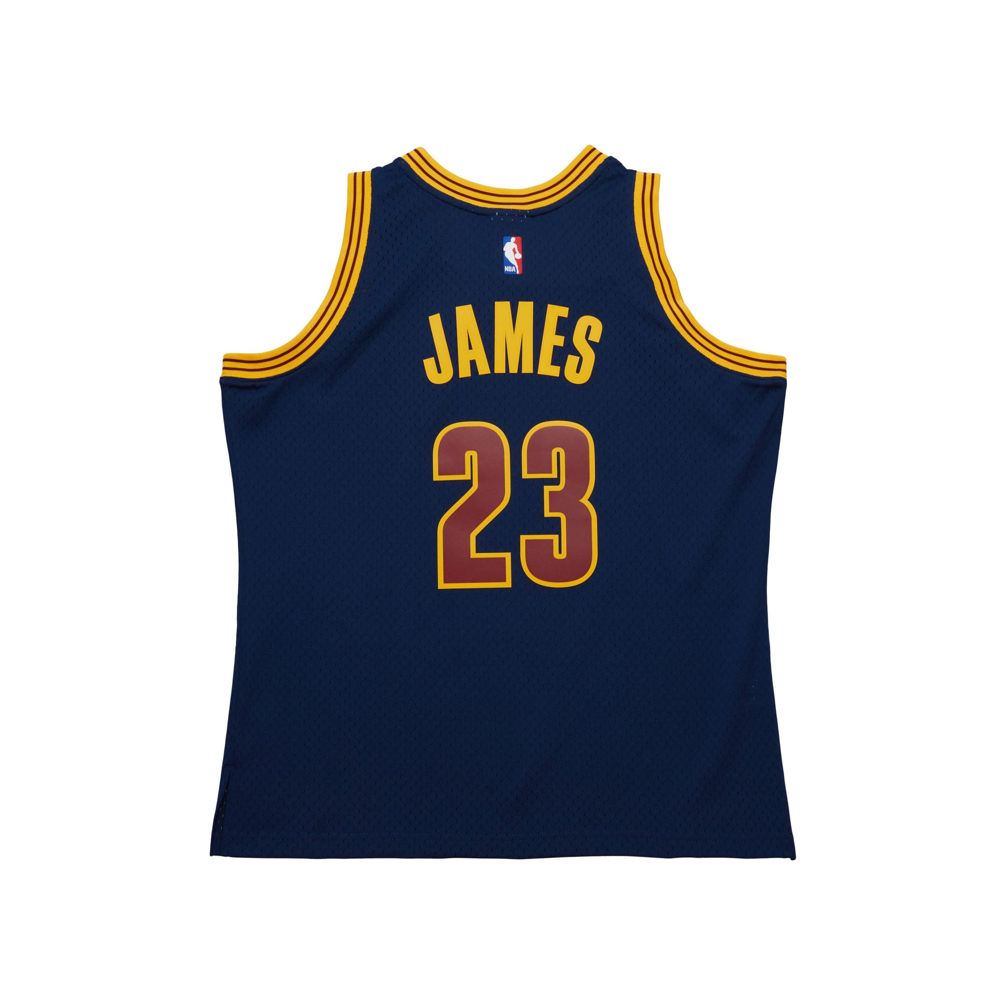 LeBron James Cleveland Cavaliers Big & Tall Hardwood Classics 2008-09 Swingman Jersey - Navy - Image 3