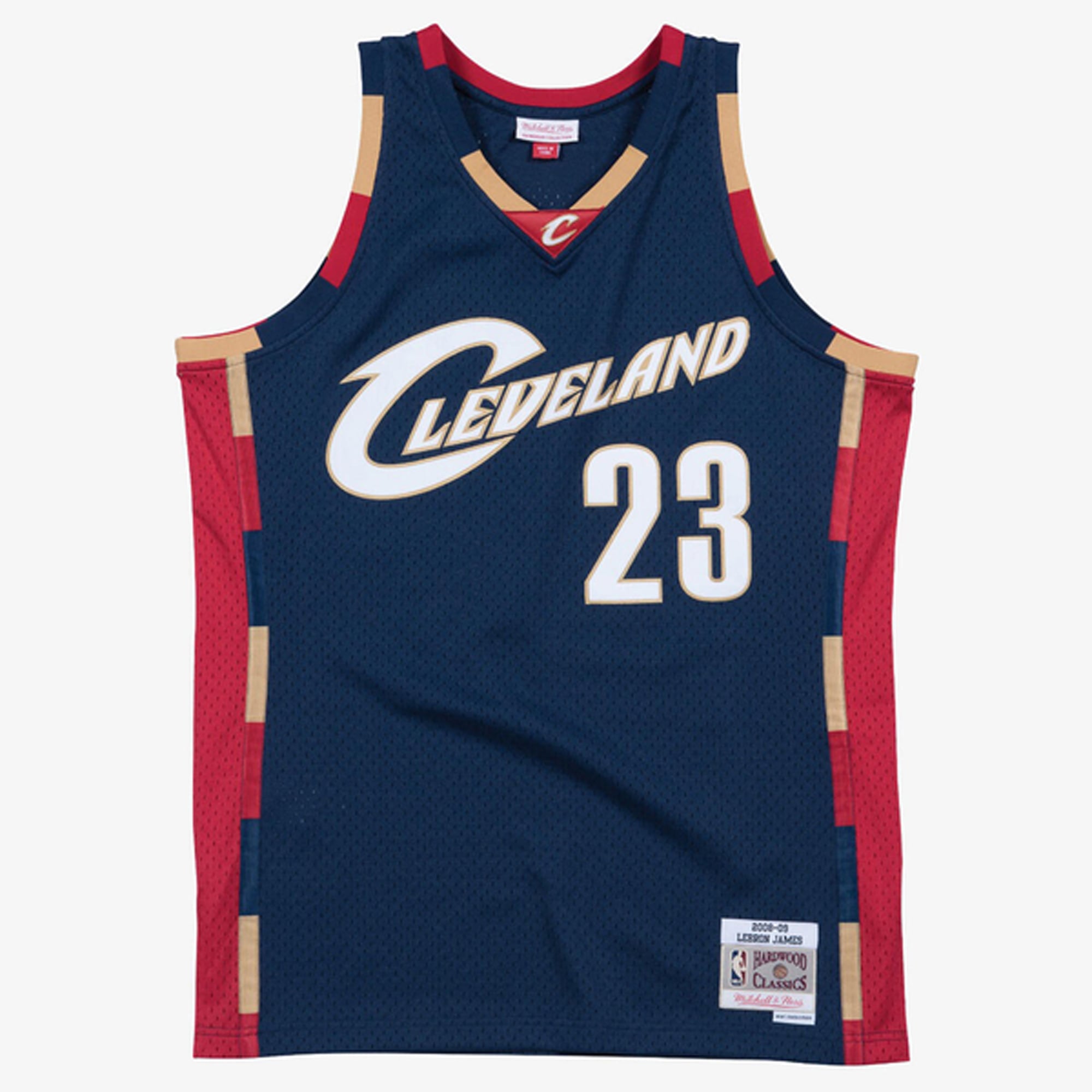 LeBron James Cleveland Cavaliers Hardwood Classics Swingman Jersey - Navy - Image 2