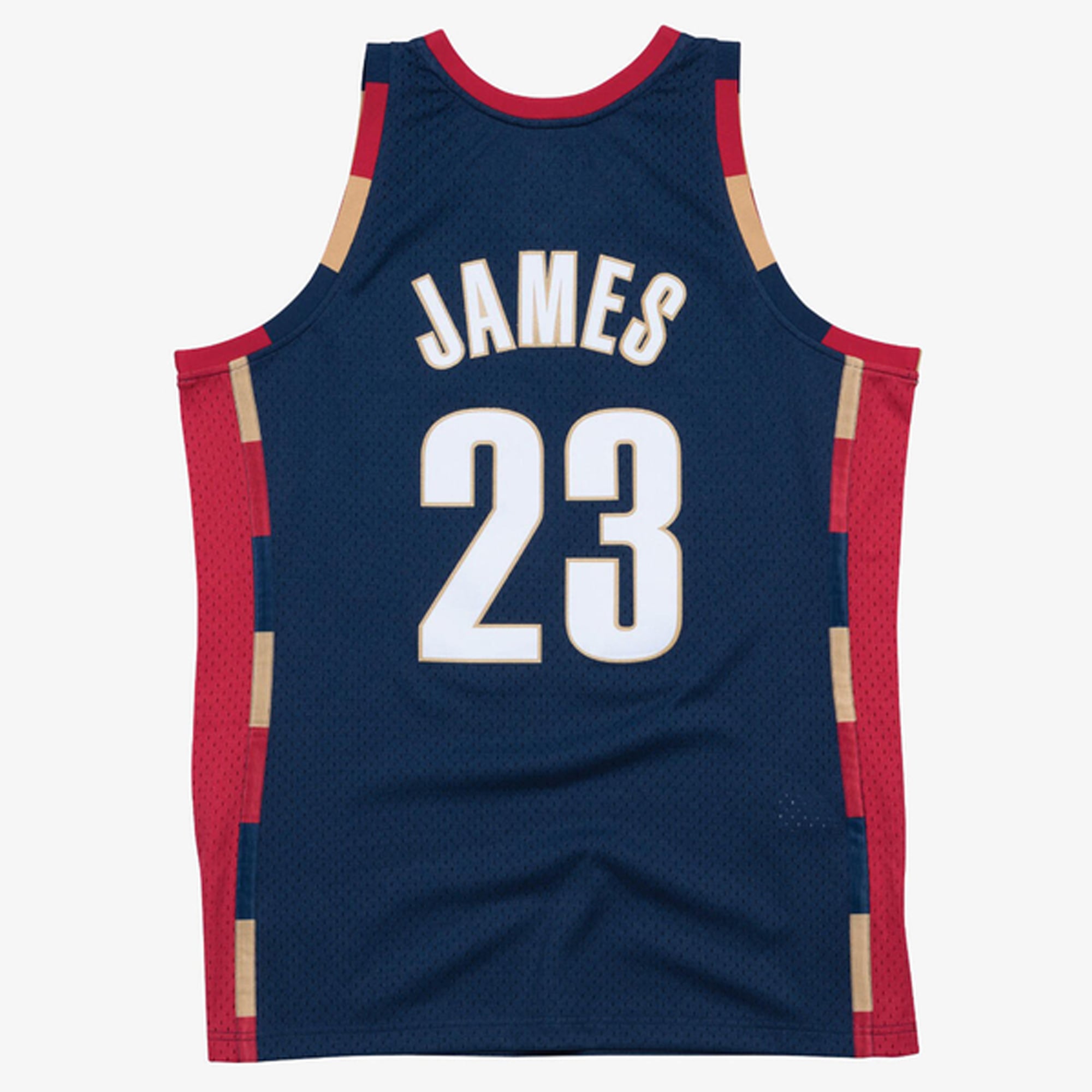 LeBron James Cleveland Cavaliers Hardwood Classics Swingman Jersey - Navy - Image 3