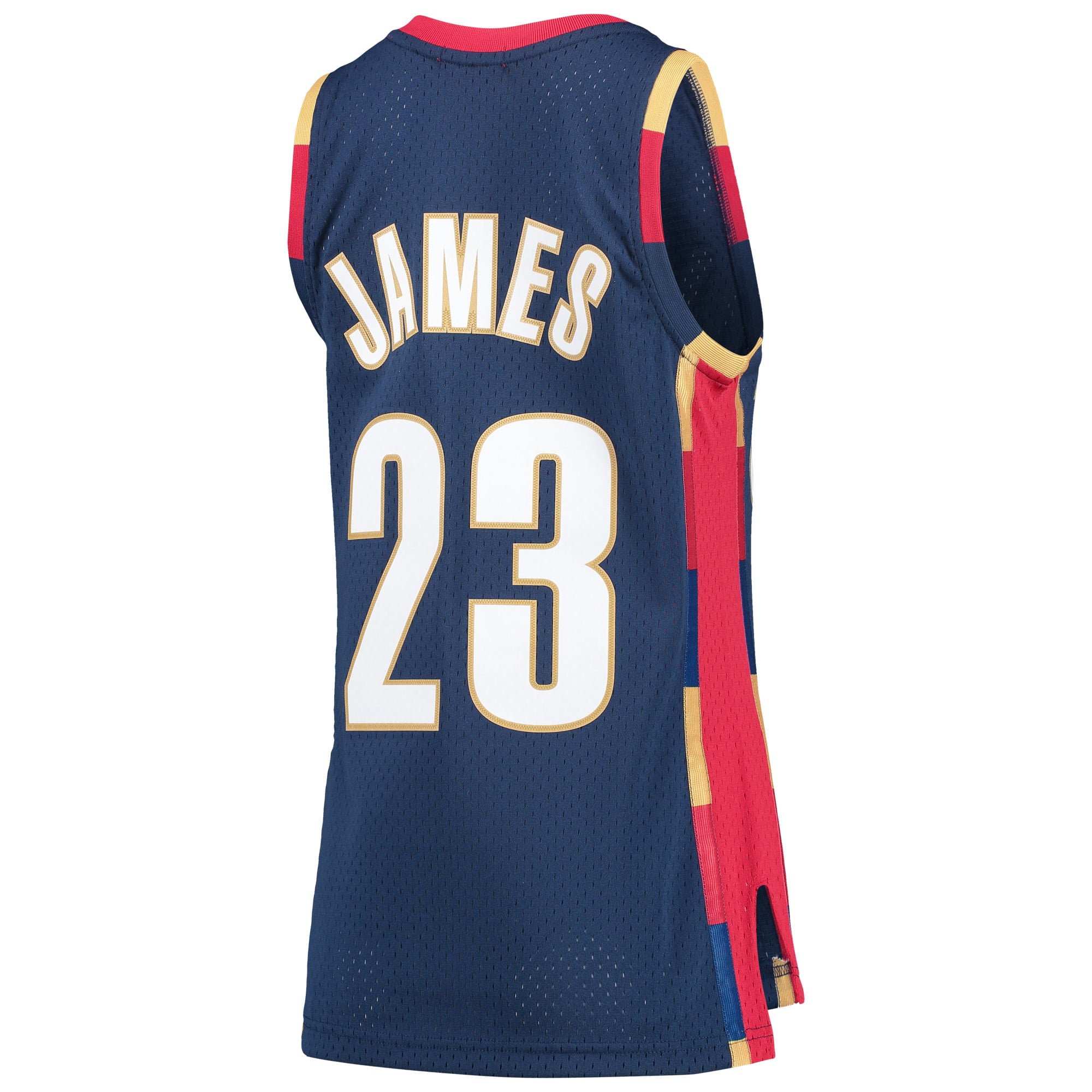 LeBron James Cleveland Cavaliers Women's Hardwood Classics Swingman Jersey - Navy - Image 4